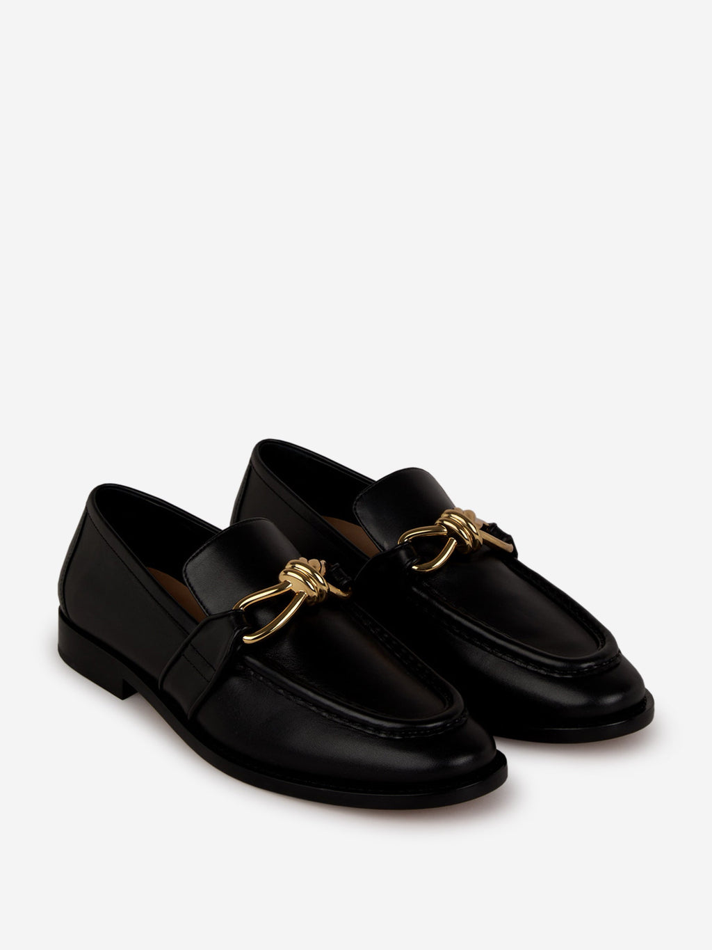 Оригінальна Astaire Leather Loafers Bottega veneta – вид ззаду