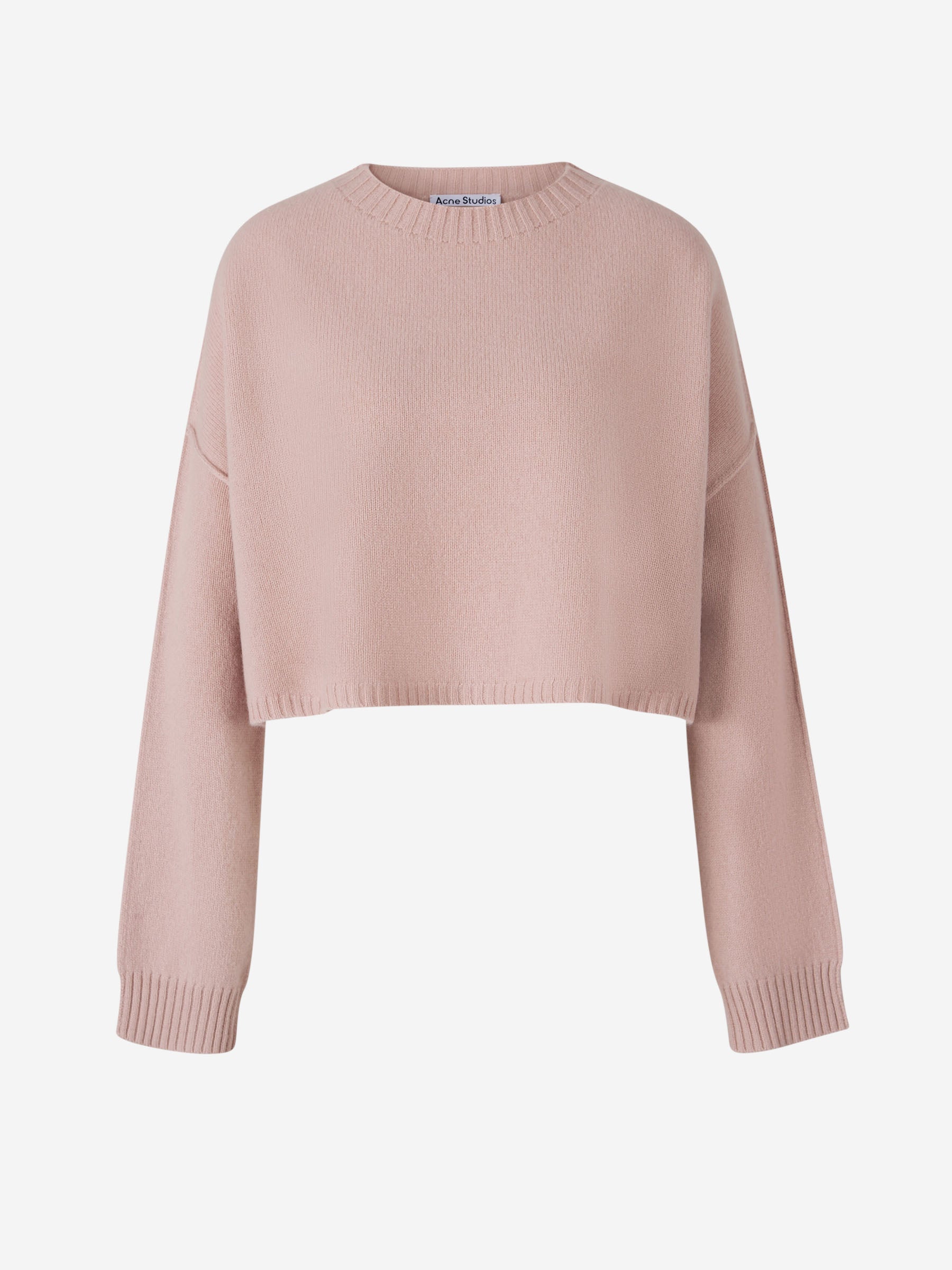 Cropped Wool Sweater Acne studios оригінал – Купити в Україні – вид ззаду