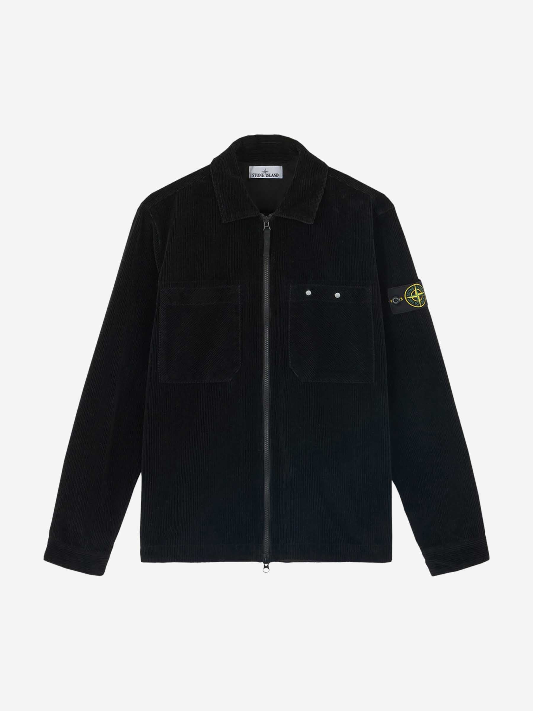 Corduroy Logo Jacket Stone island – Гарантія оригінальності – боковий вид