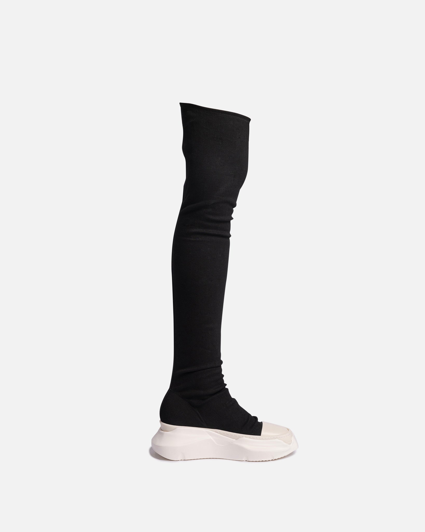Denim Abstract Stockings In Black Rick owens оригінал – Купити в Україні – боковий вид