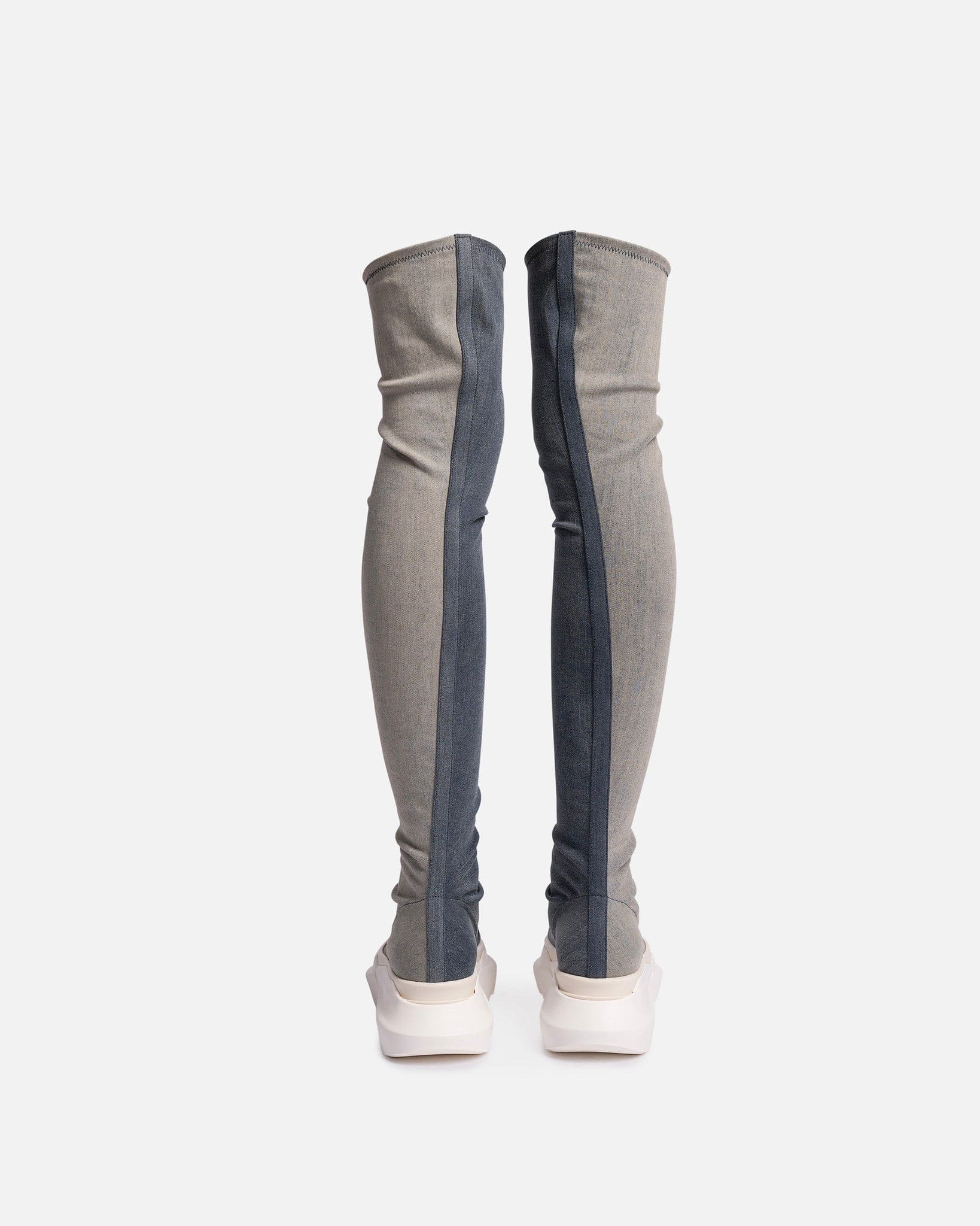 Denim Abstract Stockings In Mineral Pearl Degrade Rick owens – Гарантія оригінальності – збільшений вид