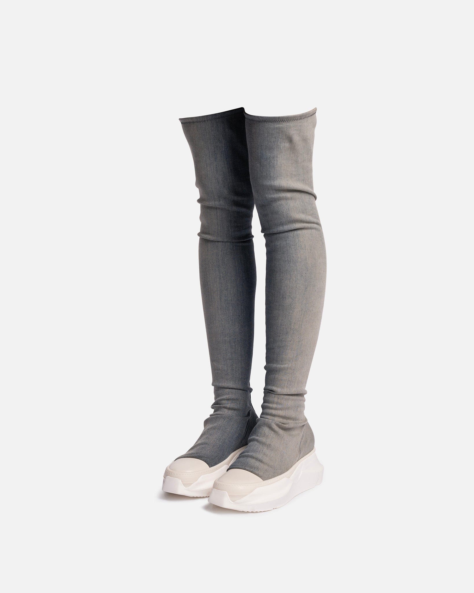 Denim Abstract Stockings In Mineral Pearl Degrade Rick owens – Гарантія оригінальності – детальний вид