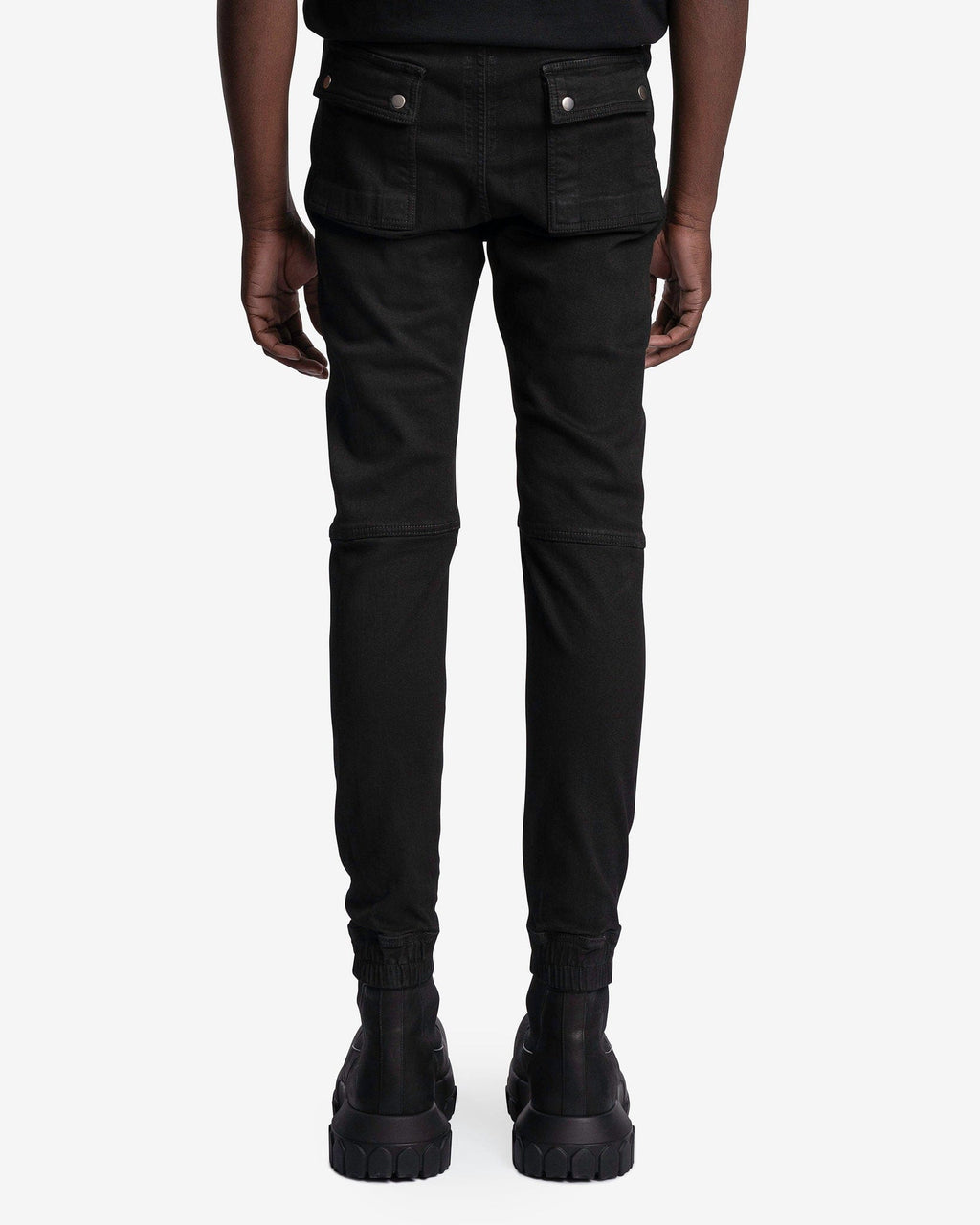 Denim Aircut Joggers In Black Rick owens – Гарантія оригінальності – детальний вид