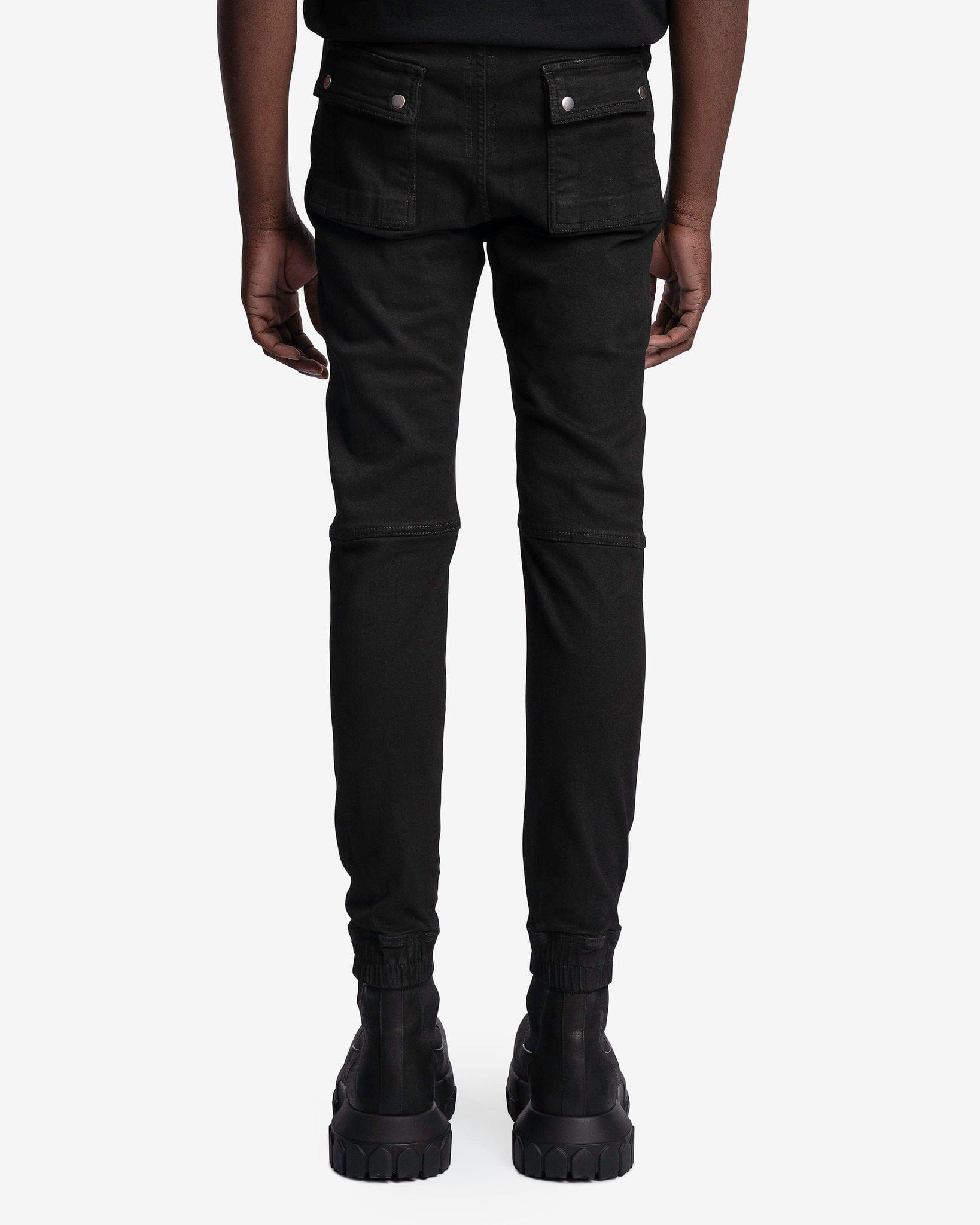Denim Aircut Joggers In Black Rick owens – Гарантія оригінальності – детальний вид