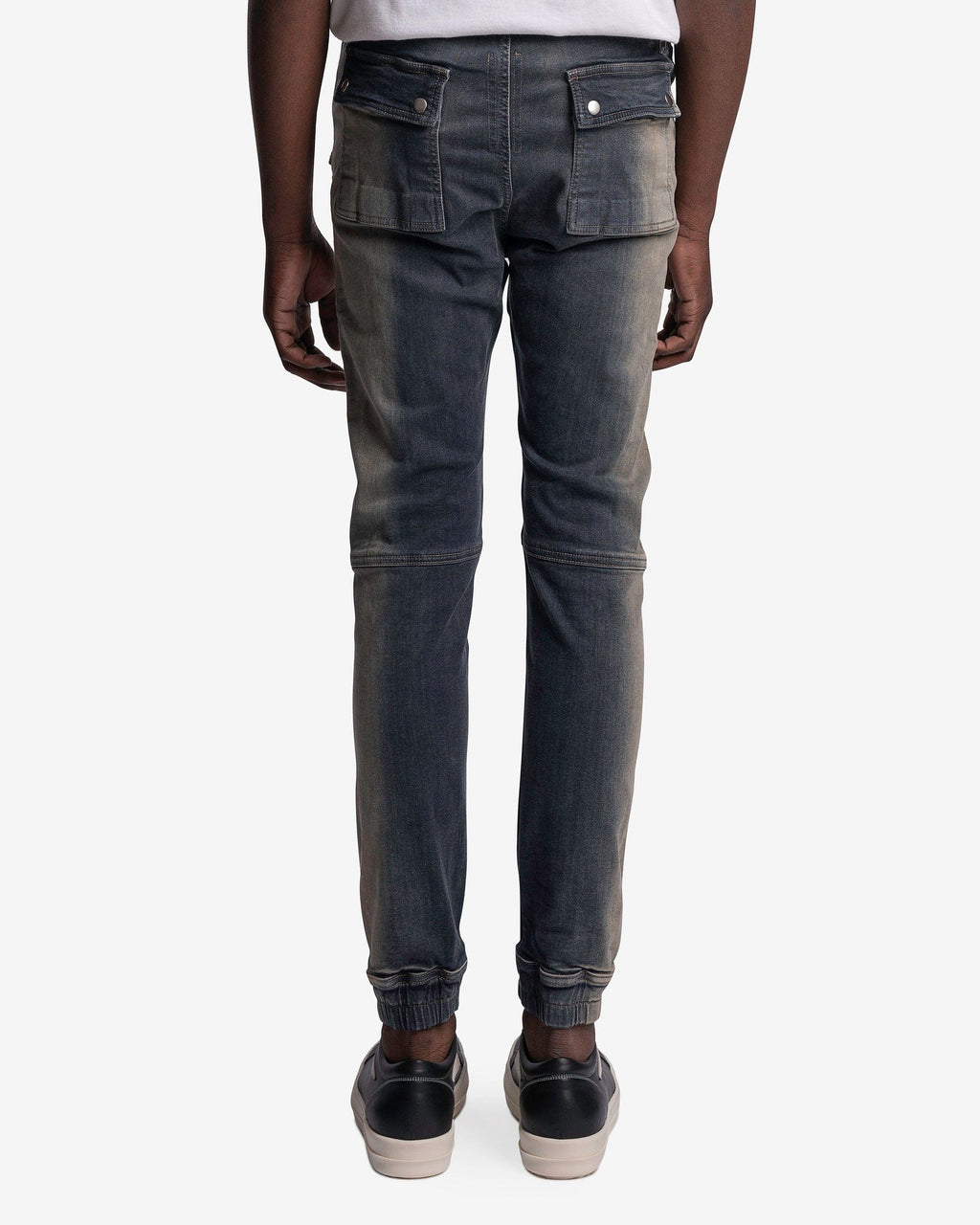 Оригінальна Denim Aircut Joggers In Mineral Pearl Degrade Rick owens – детальний вид