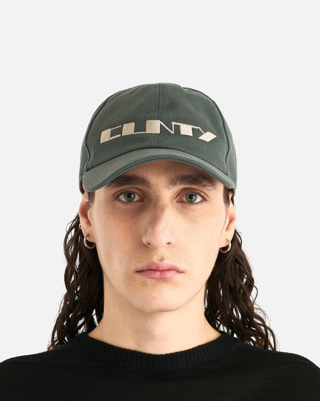 Denim Baseball Cap In Hustler Blue Rick owens оригінал – Купити в Україні – збільшений вид