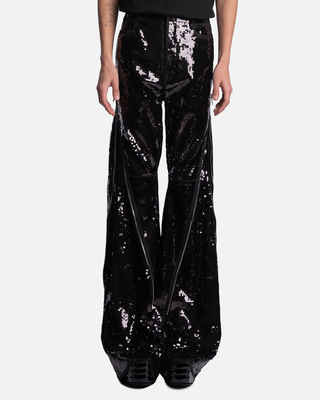 Denim Bolan Banana In Black Rick owens оригінал – Купити в Україні – боковий вид