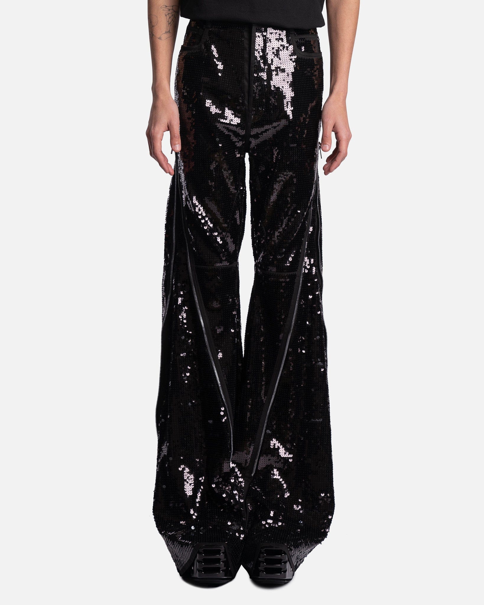 Denim Bolan Banana In Black Rick owens оригінал – Купити в Україні – боковий вид