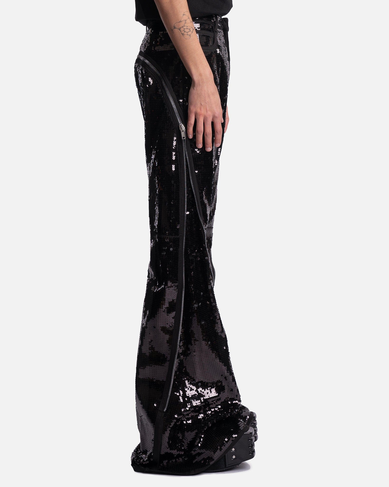 Denim Bolan Banana In Black Rick owens оригінал – Купити в Україні – вид ззаду
