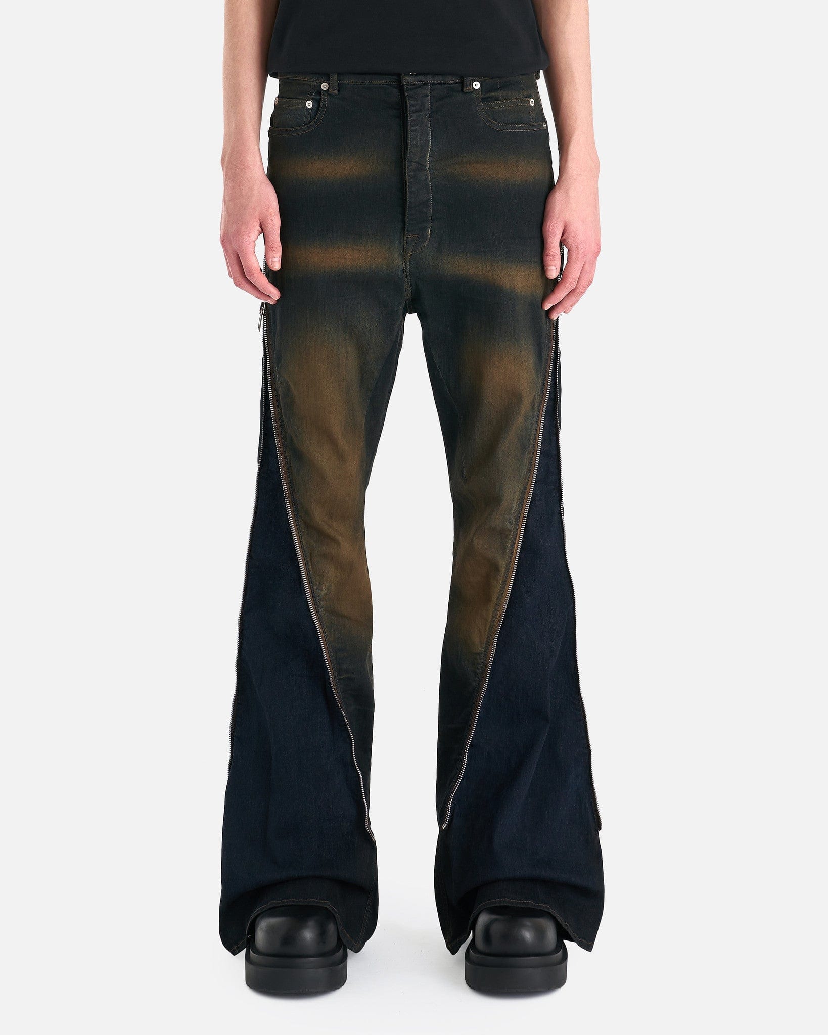 Denim Bolan Banana In Mud Rick owens – Гарантія оригінальності – боковий вид