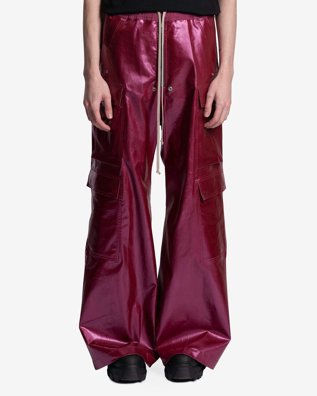 Denim Cargobelas In Fuchsia Rick owens оригінал – Купити в Україні – боковий вид