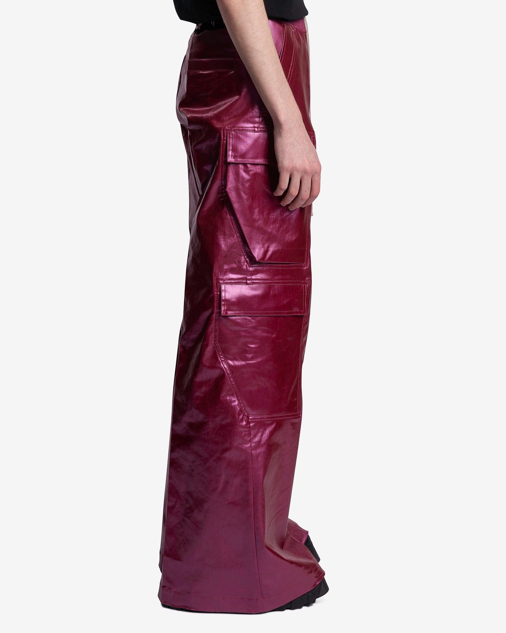 Denim Cargobelas In Fuchsia Rick owens оригінал – Купити в Україні – вид ззаду