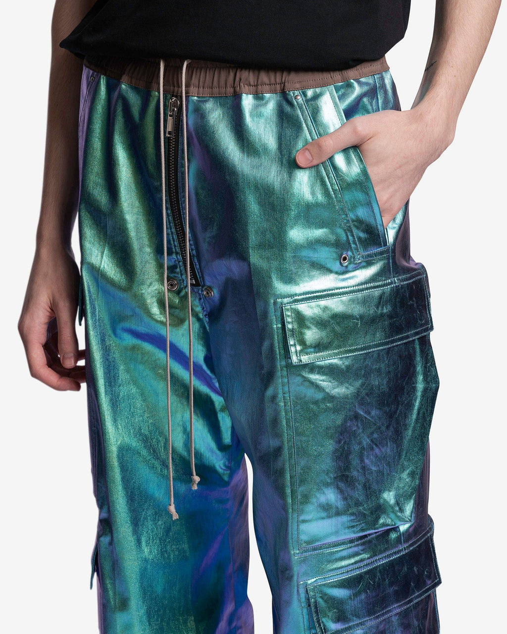 Denim Cargobelas In Iridescent Rick owens оригінал – Купити в Україні – збільшений вид