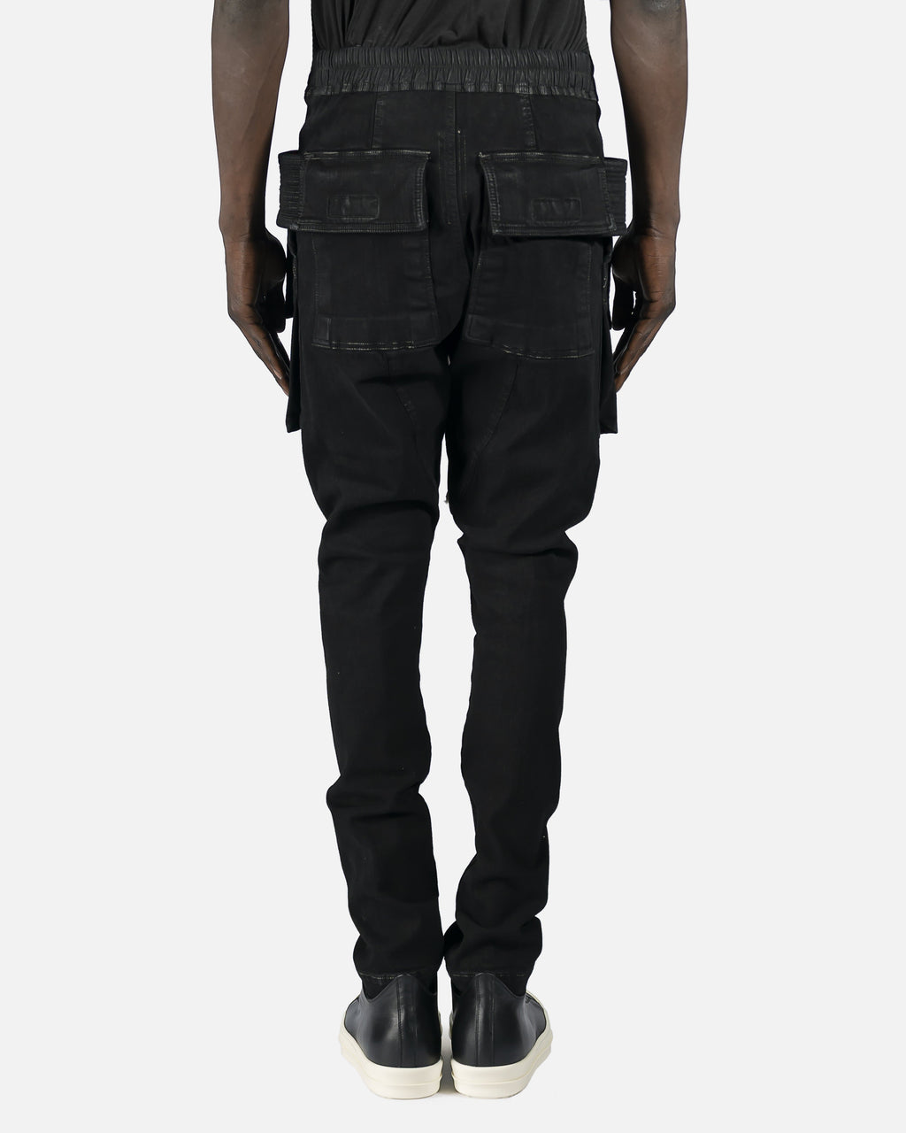 Denim Creatch Cargo Drawstring In Black Rick owens – Гарантія оригінальності – збільшений вид