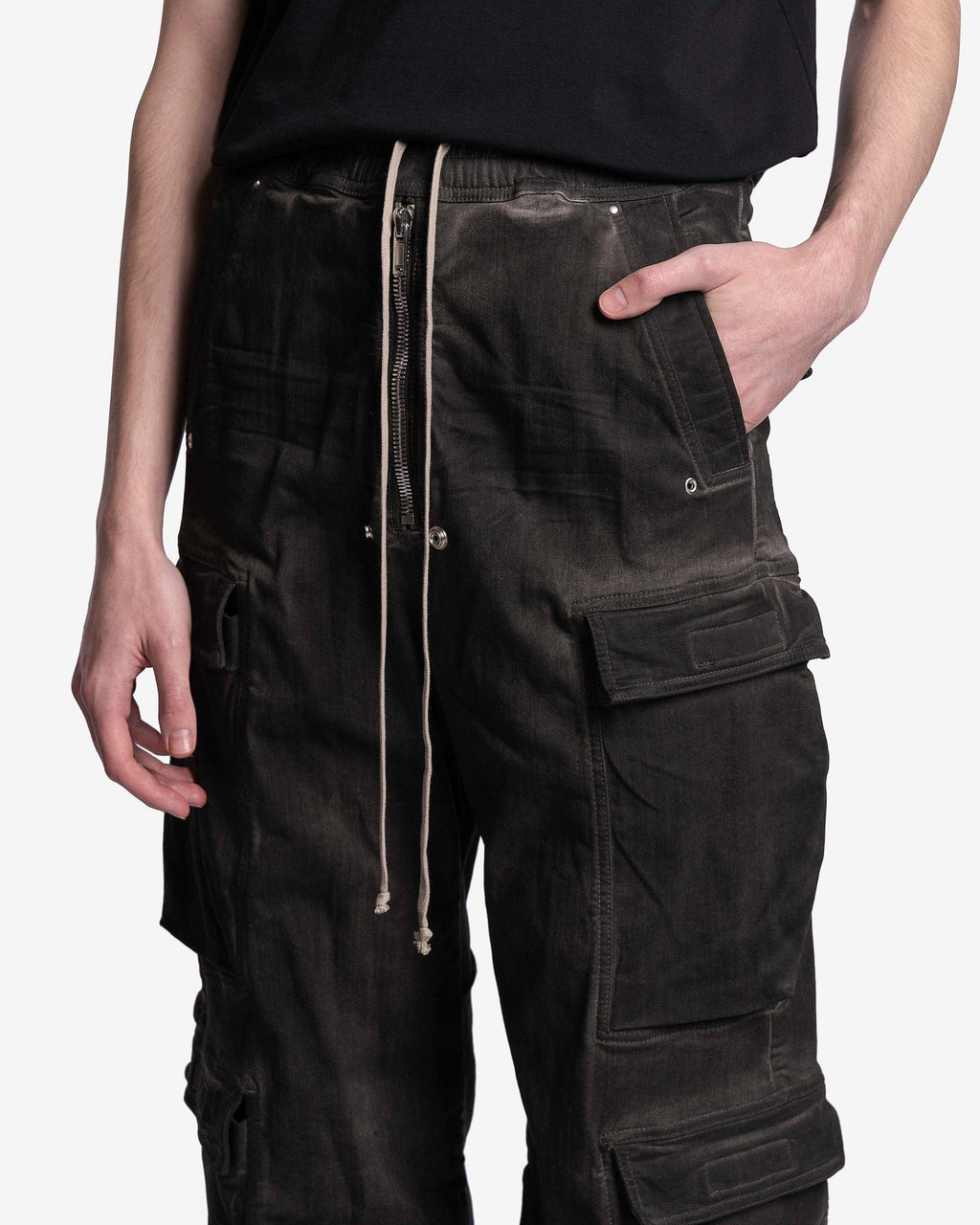 Оригінальна Denim Double Cargo Jumbo Belas In Dark Dust Rick owens – збільшений вид