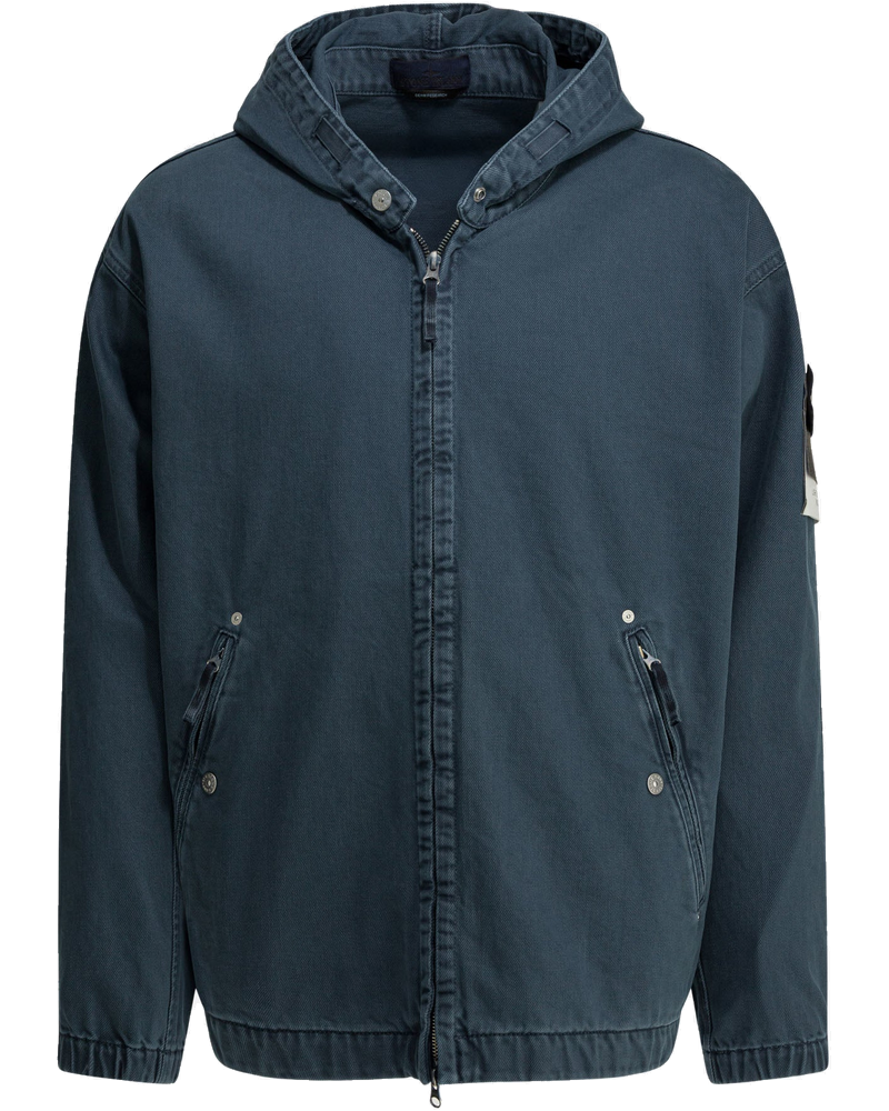 Оригінальна Denim Jacket With Logo Stone island