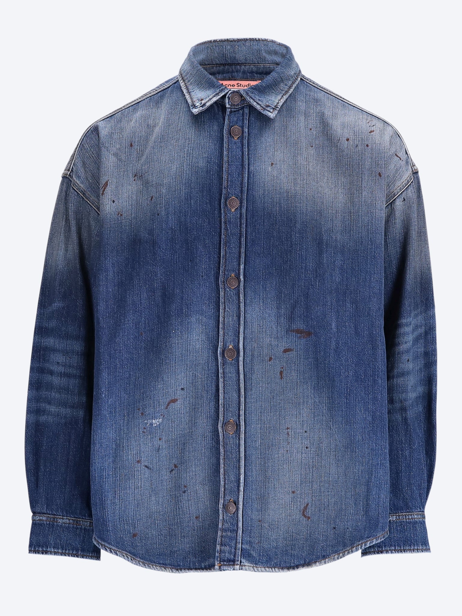 Denim Long Sleeve Shirt Acne studios – Гарантія оригінальності – боковий вид