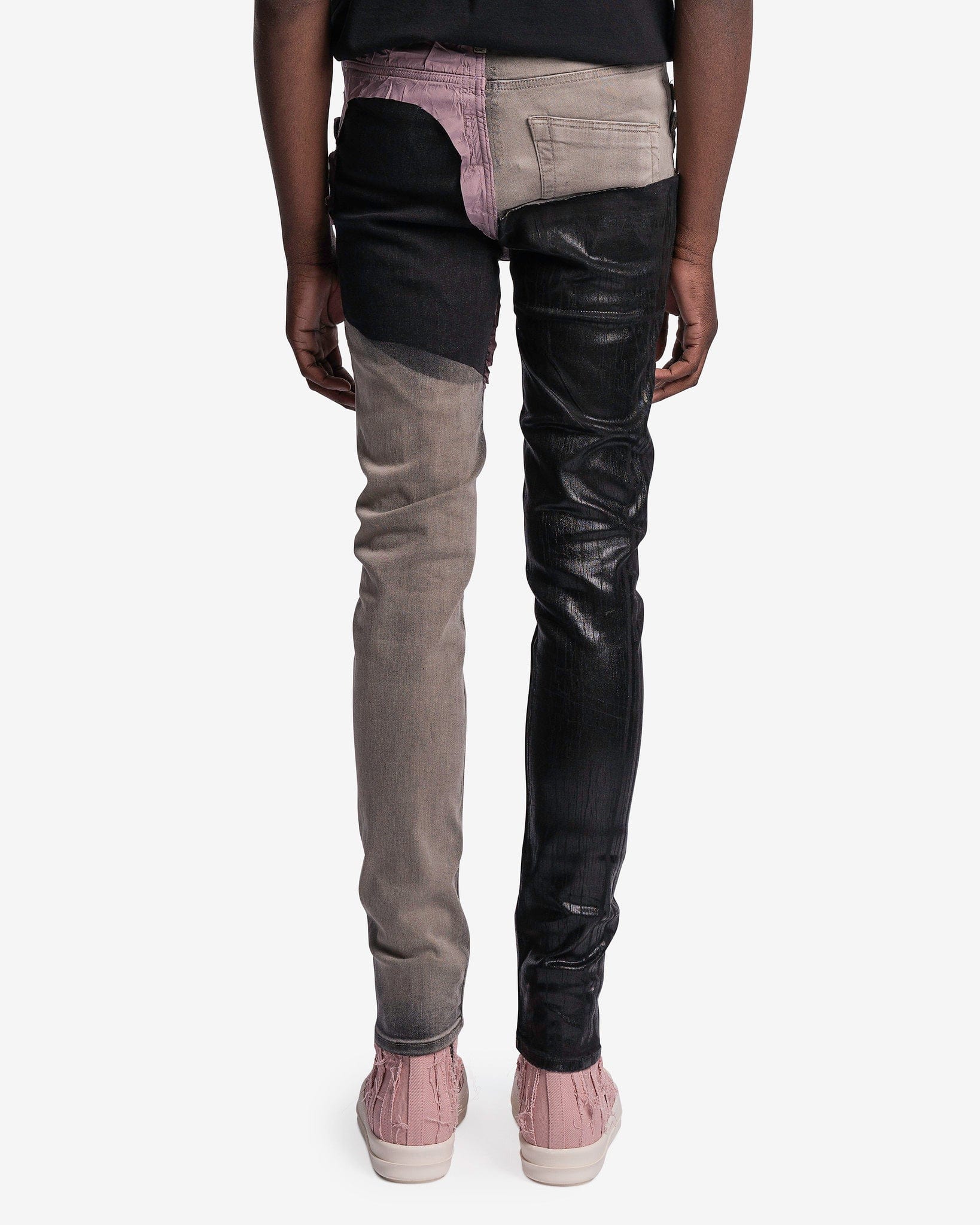 Denim Tyrone Cut Pants In Black Rick owens – Гарантія оригінальності – детальний вид