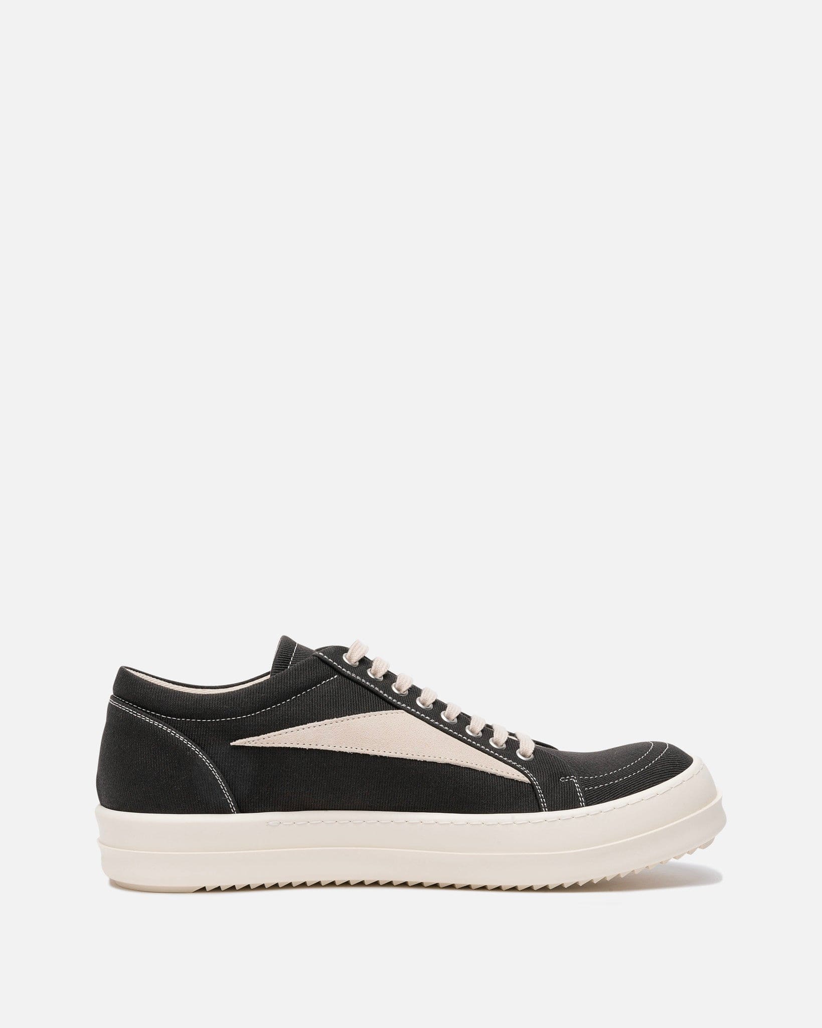 Denim Vintage Sneakers In Dark Dust Rick owens оригінал – Купити в Україні – збільшений вид