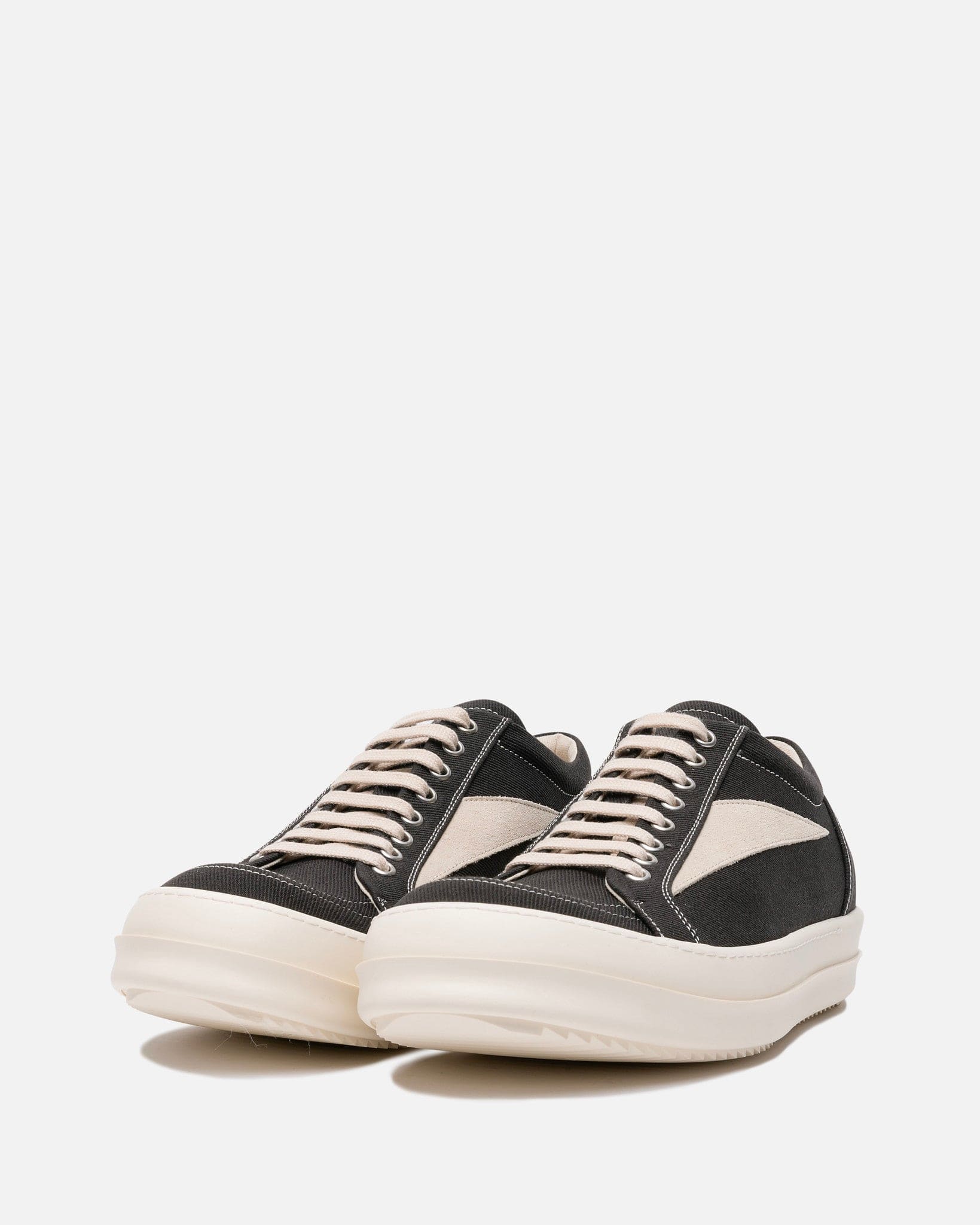 Denim Vintage Sneakers In Dark Dust Rick owens оригінал – Купити в Україні – вид ззаду