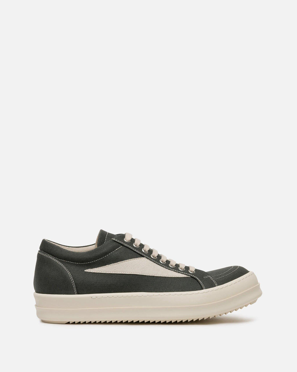 Оригінальна Denim Vintage Sneakers In Hustler Blue Rick owens – боковий вид