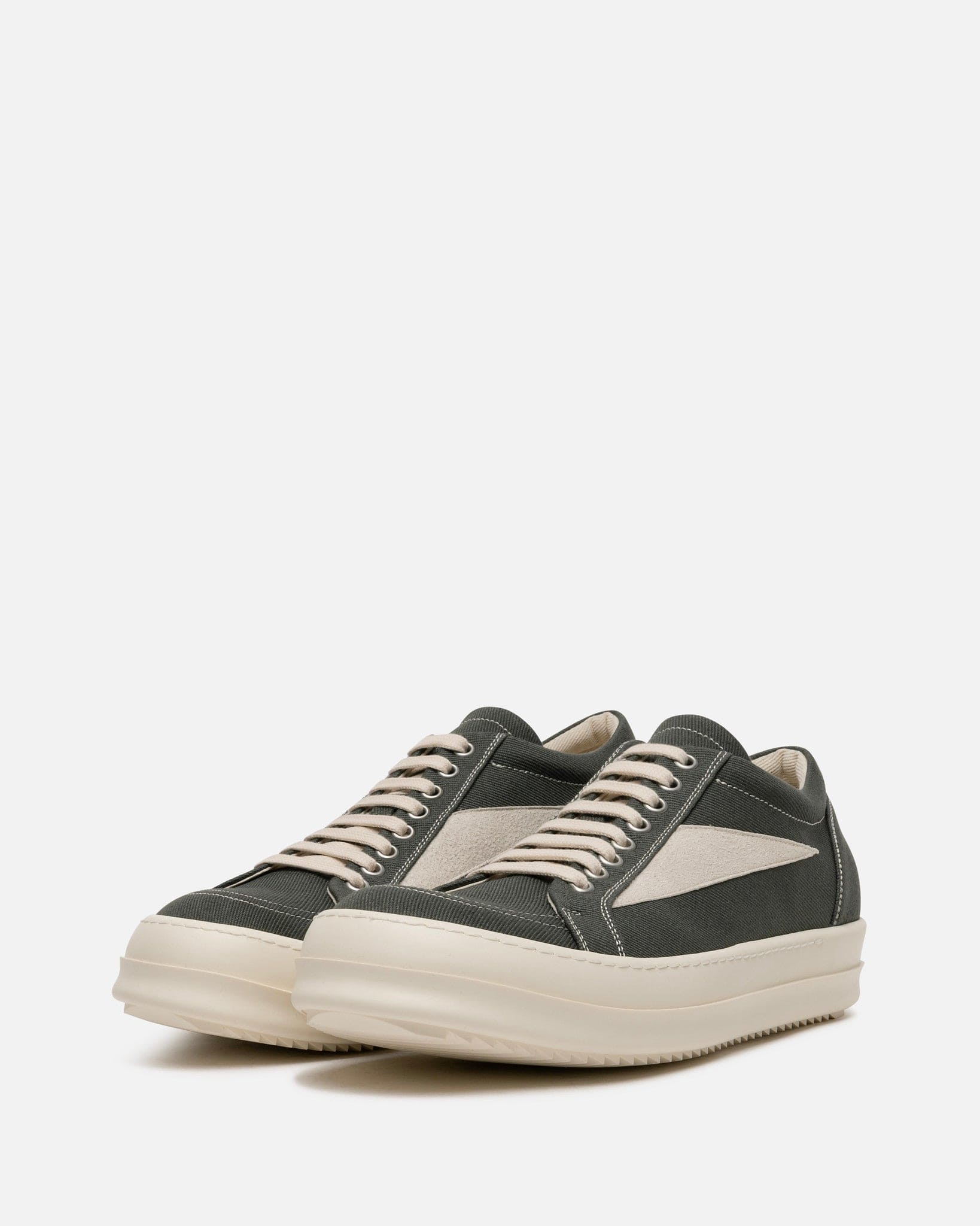 Оригінальна Denim Vintage Sneakers In Hustler Blue Rick owens – вид ззаду