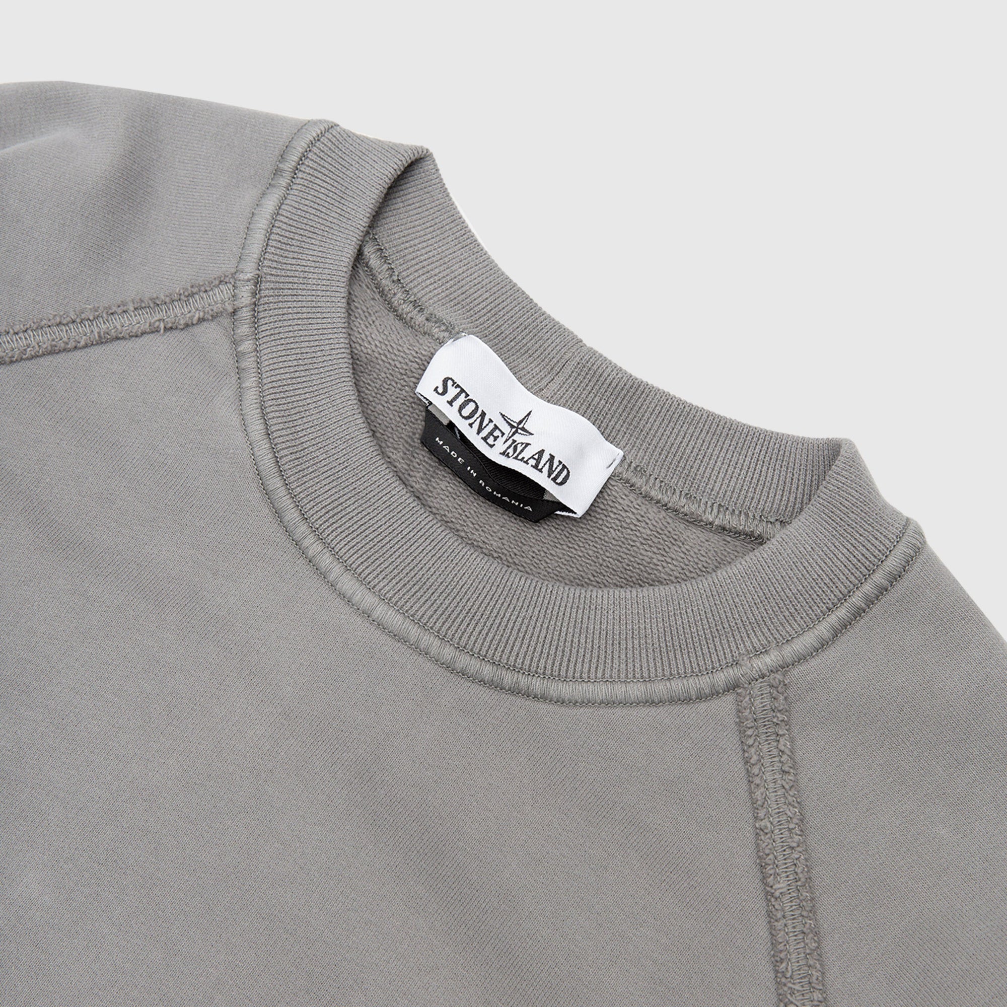Brushed Organic Cotton Sweater Stone island – Гарантія оригінальності – вид ззаду - STONE ISLAND