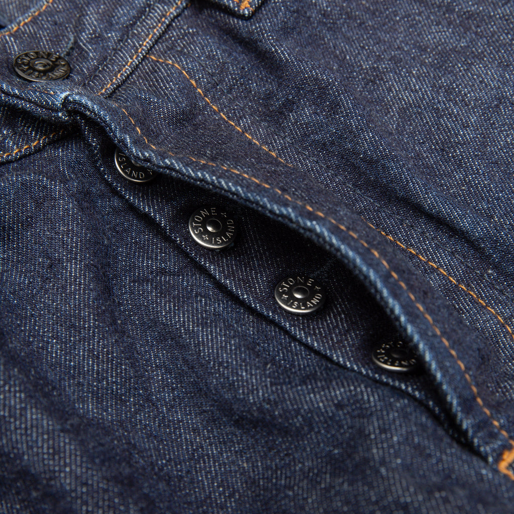 Indigo Denim-Rinsed Jeans Stone island – Гарантія оригінальності – збільшений вид