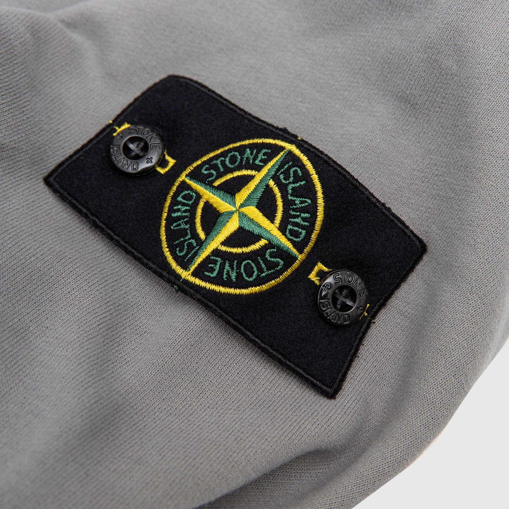 Brushed Organic Cotton Sweater Stone island – Гарантія оригінальності – детальний вид - STONE ISLAND