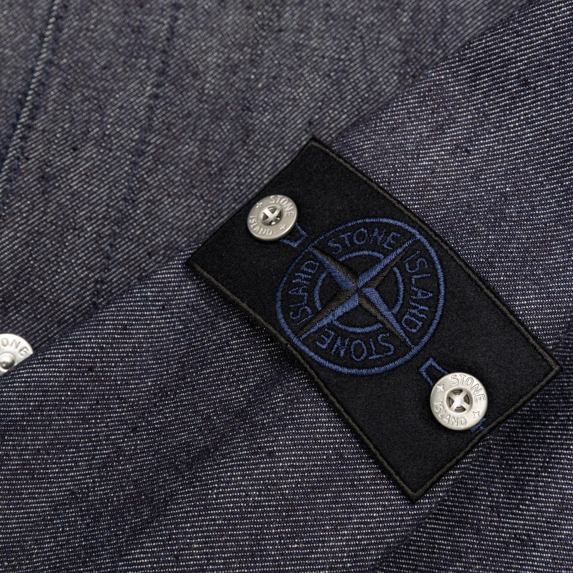 Indigo Denim-Raw Overshirt Stone island оригінал – Купити в Україні – збільшений вид