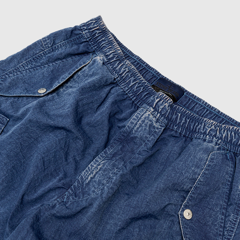 Оригінальна Hallow Fibre Nylon Indigo-Tc Cargo Pants Stone island – детальний вид