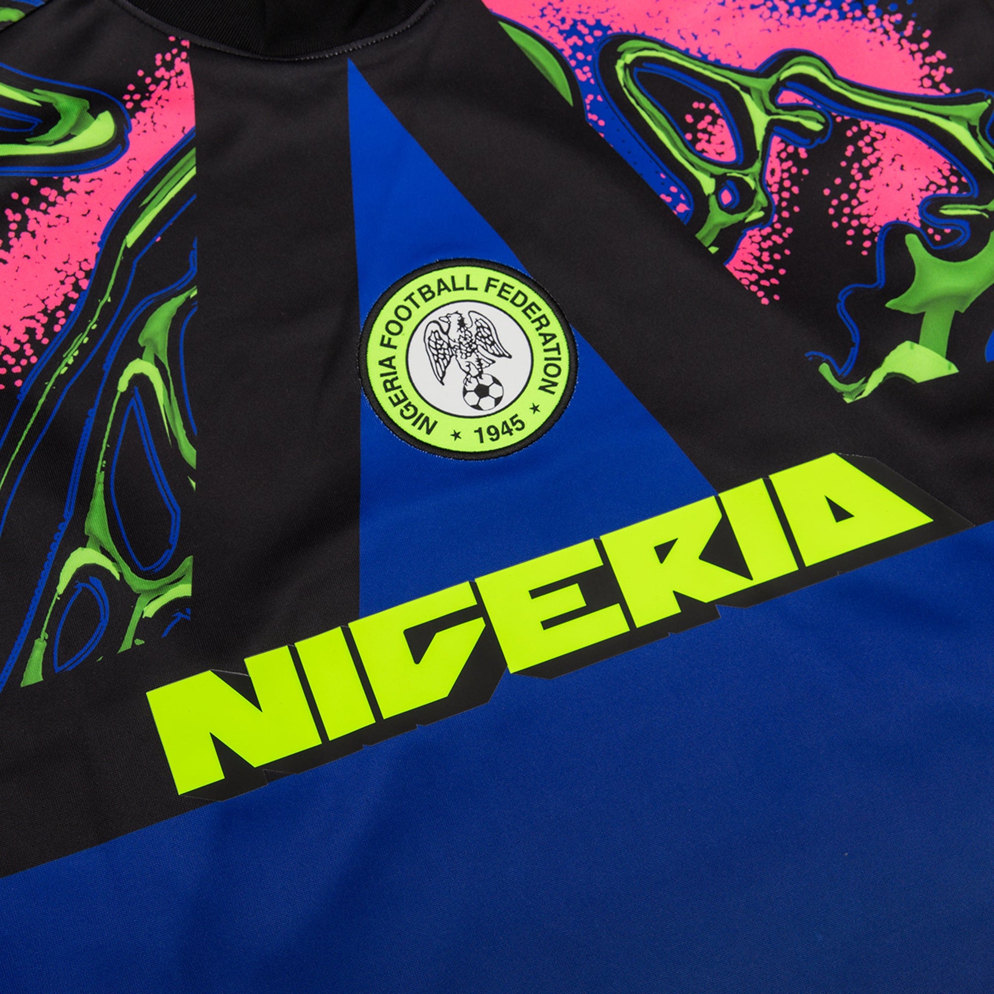Nigeria Authentic Goalkeeper Soccer Jersey Nike – Гарантія оригінальності – вид ззаду