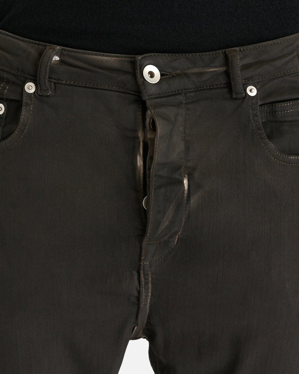 Detroit Cut Denim In Black Pearl Degrade Rick owens – Гарантія оригінальності – збільшений вид