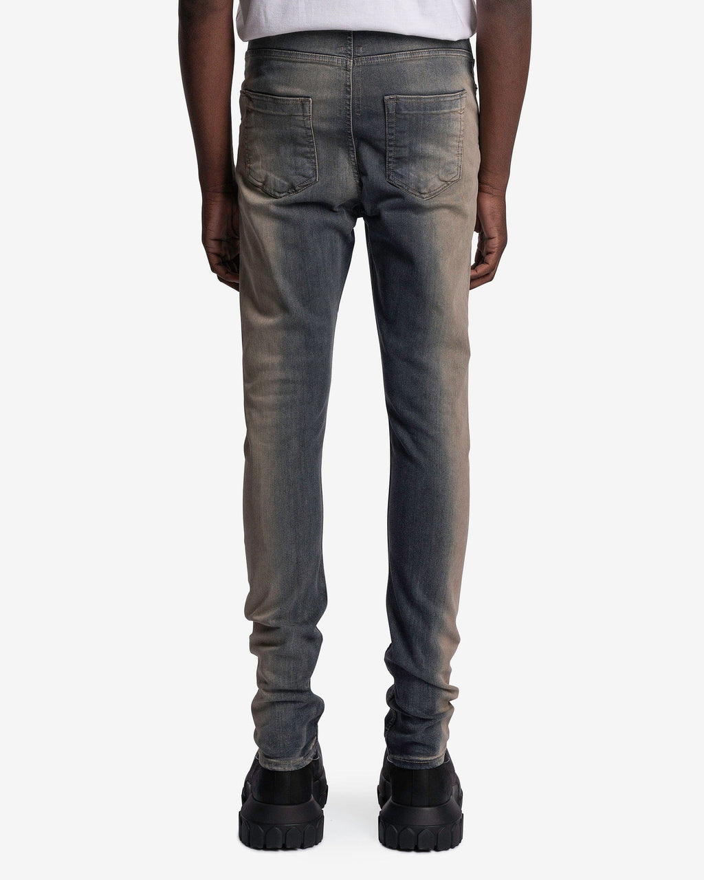 Оригінальна Detroit Cut Denim In Mineral Pearl Degrade Rick owens – детальний вид