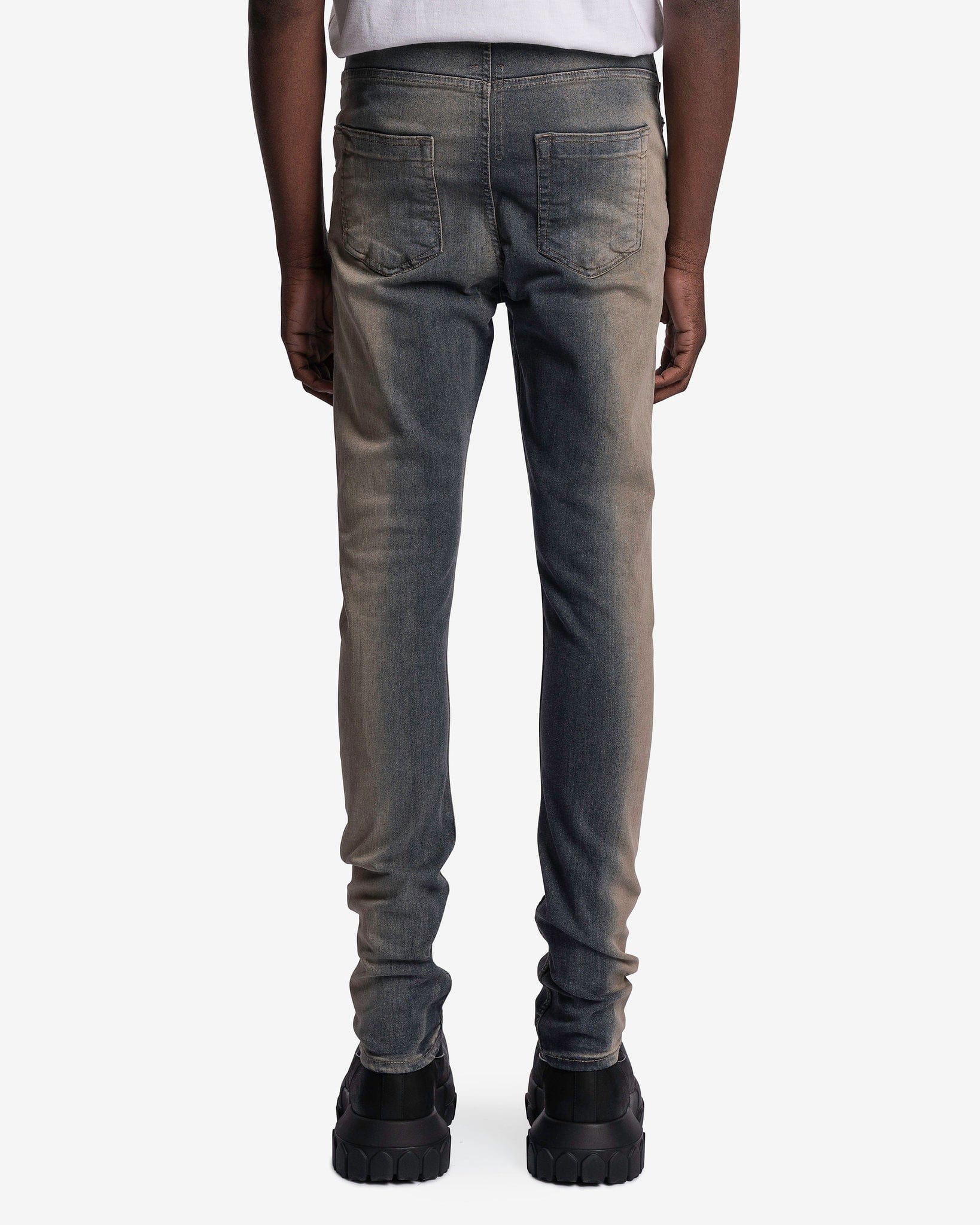 Оригінальна Detroit Cut Denim In Mineral Pearl Degrade Rick owens – детальний вид