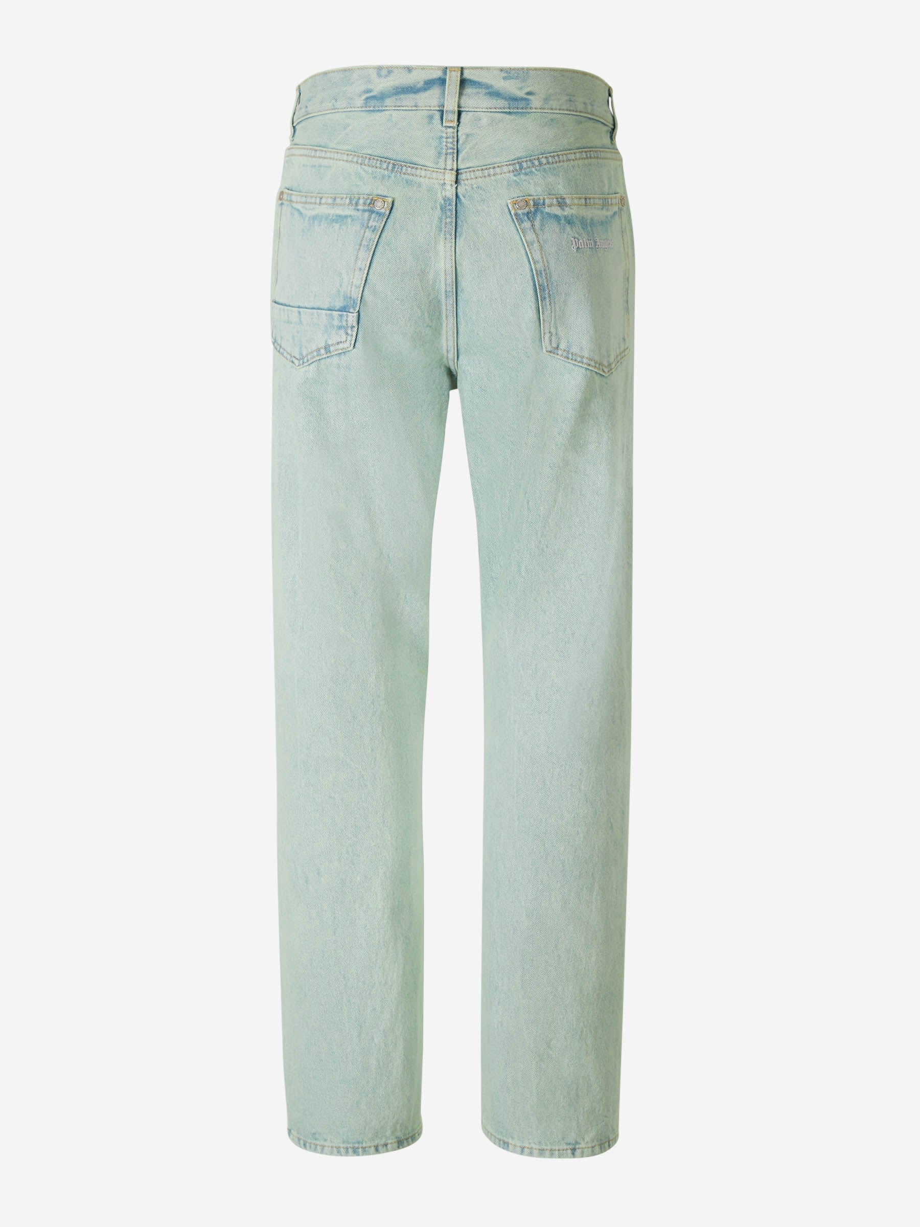 Straight Fit Jeans Palm angels – Гарантія оригінальності – вид ззаду