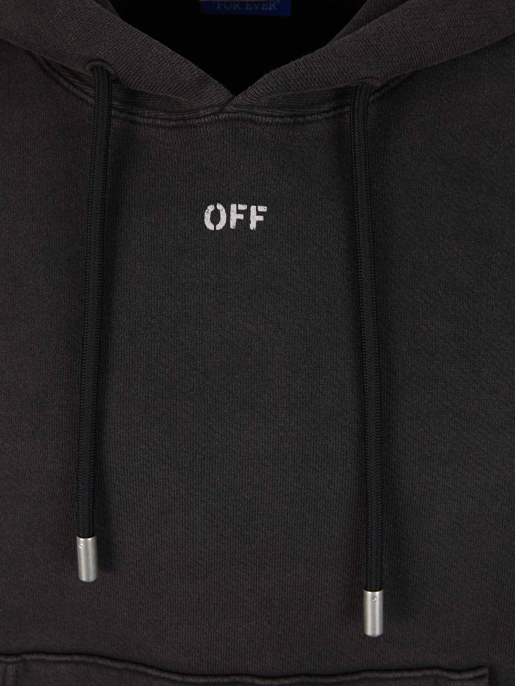 Printed Hood Sweatshirt Off-white оригінал – Купити в Україні – детальний вид