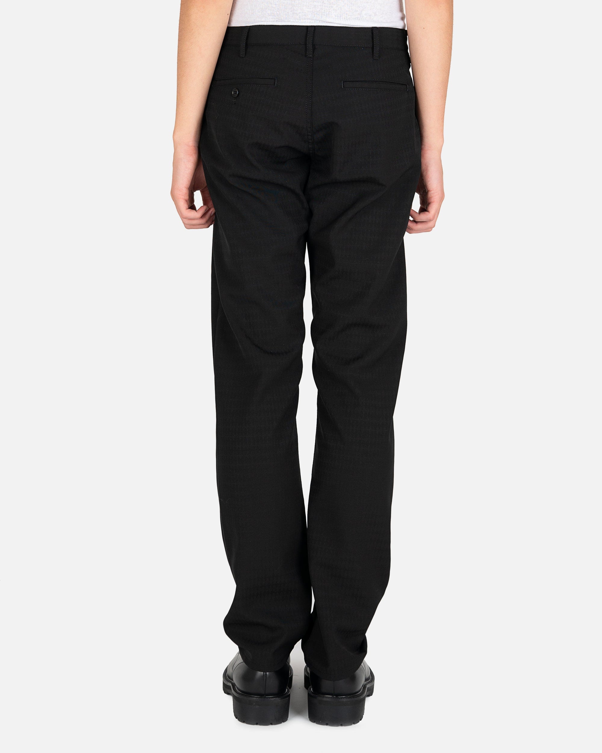 Оригінальна Diamond Printed Trousers In Black Comme des garcons – детальний вид