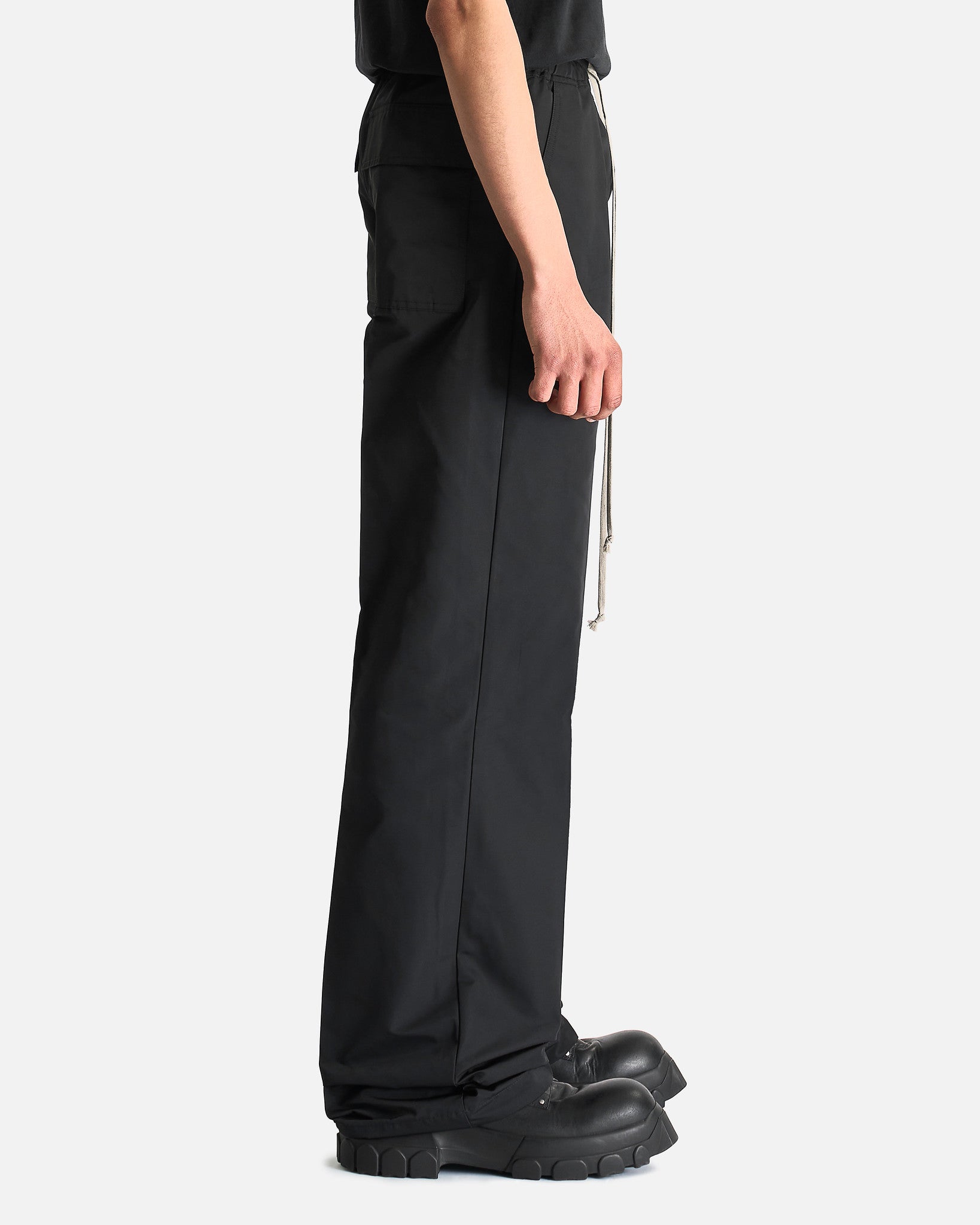 Dietrich Drawstring In Black Rick owens – Гарантія оригінальності – вид ззаду