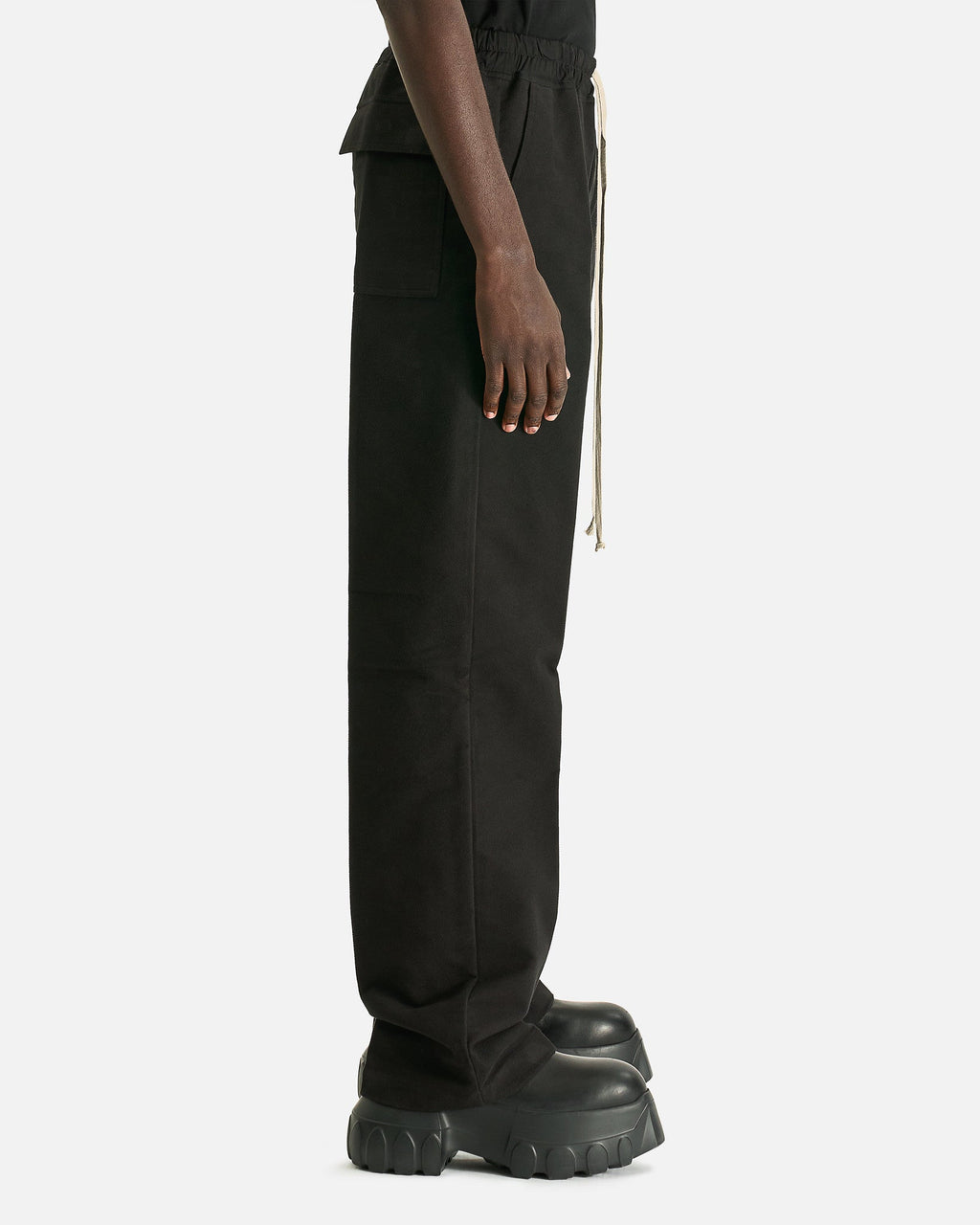 Dietrich Drawstring In Black Rick owens – Гарантія оригінальності – вид ззаду