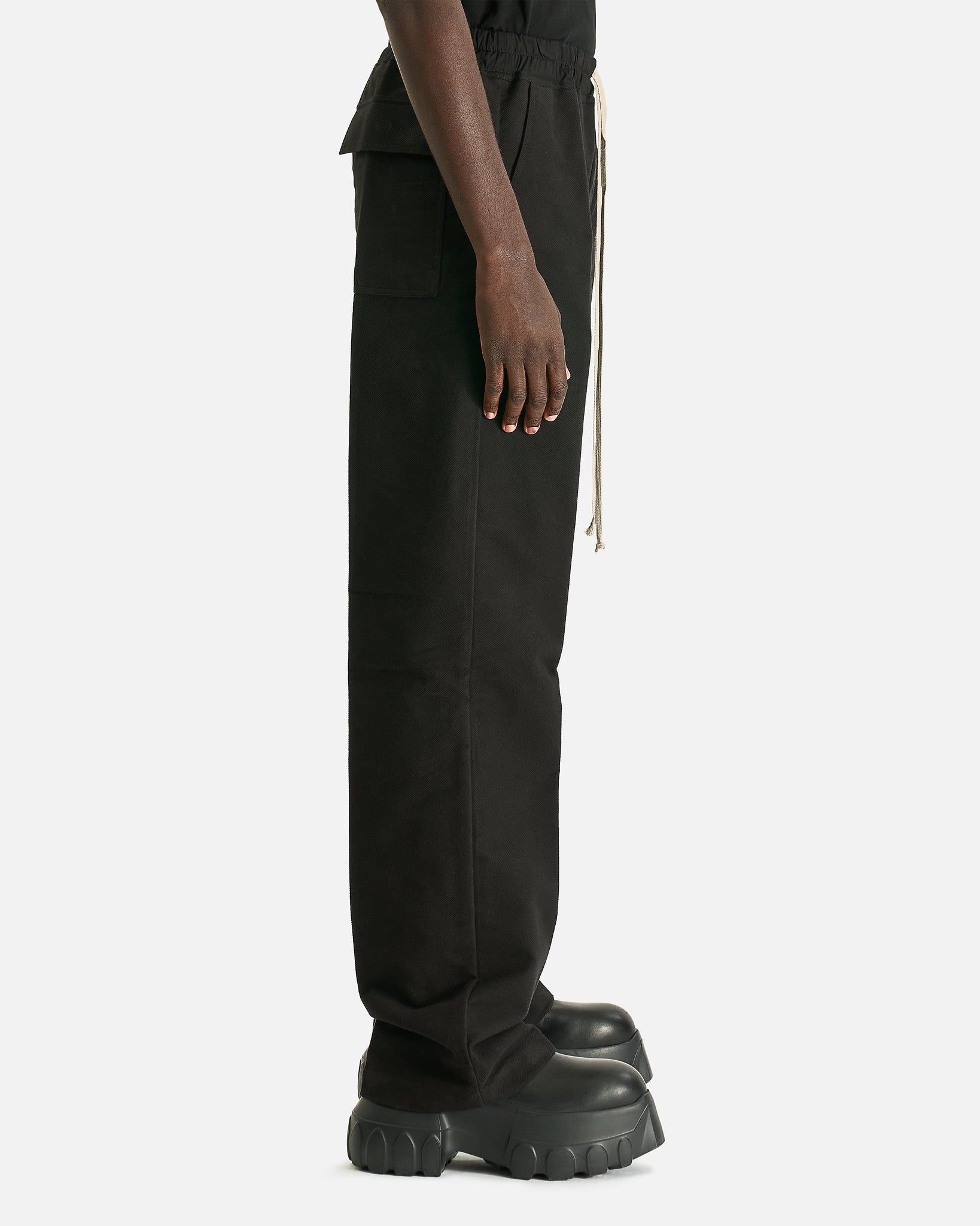 Dietrich Drawstring In Black Rick owens – Гарантія оригінальності – вид ззаду