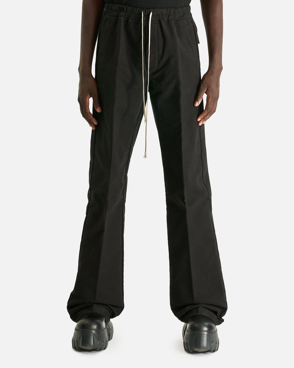 Dietrich Drawstring In Black Rick owens – Гарантія оригінальності – боковий вид