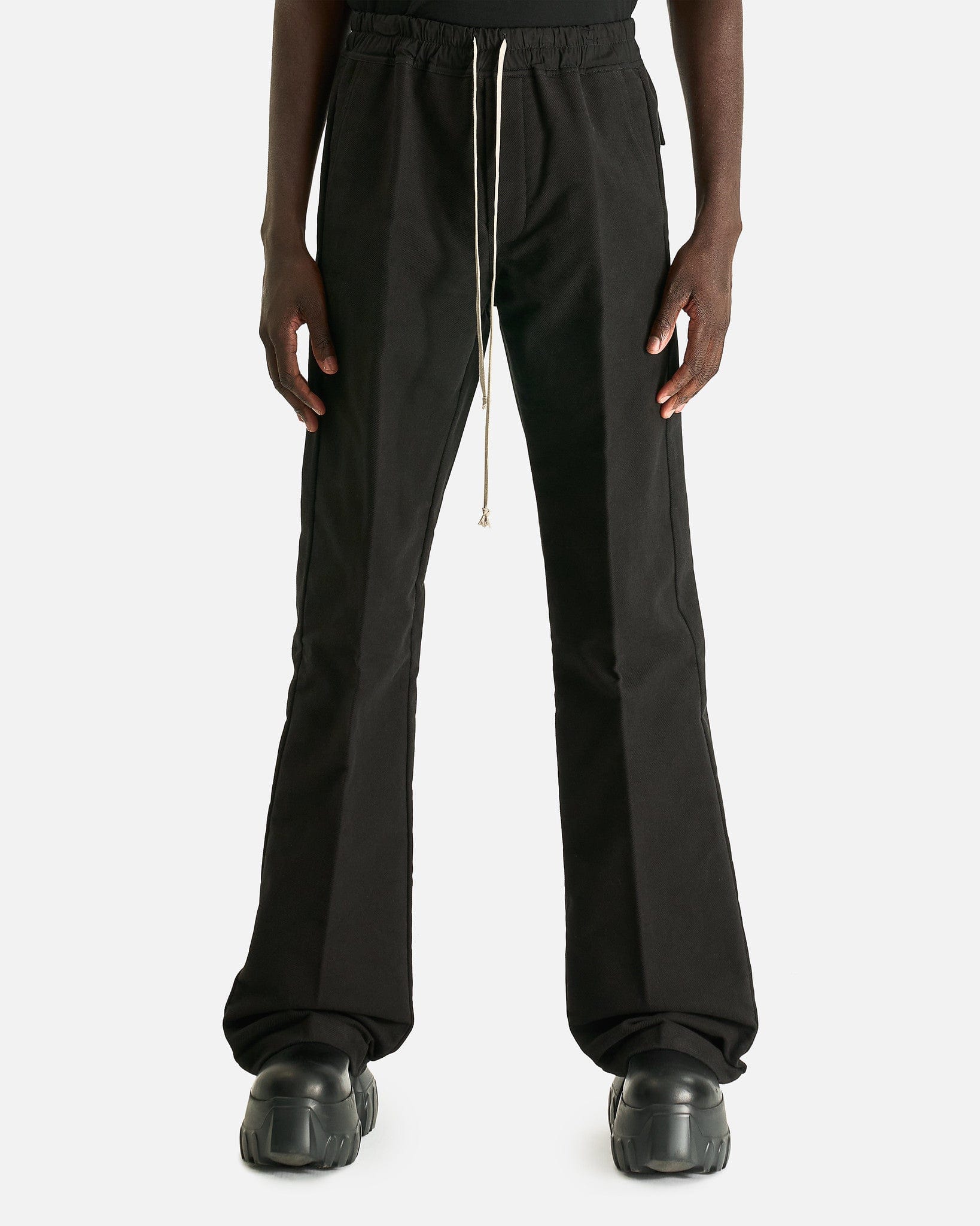 Dietrich Drawstring In Black Rick owens – Гарантія оригінальності – боковий вид