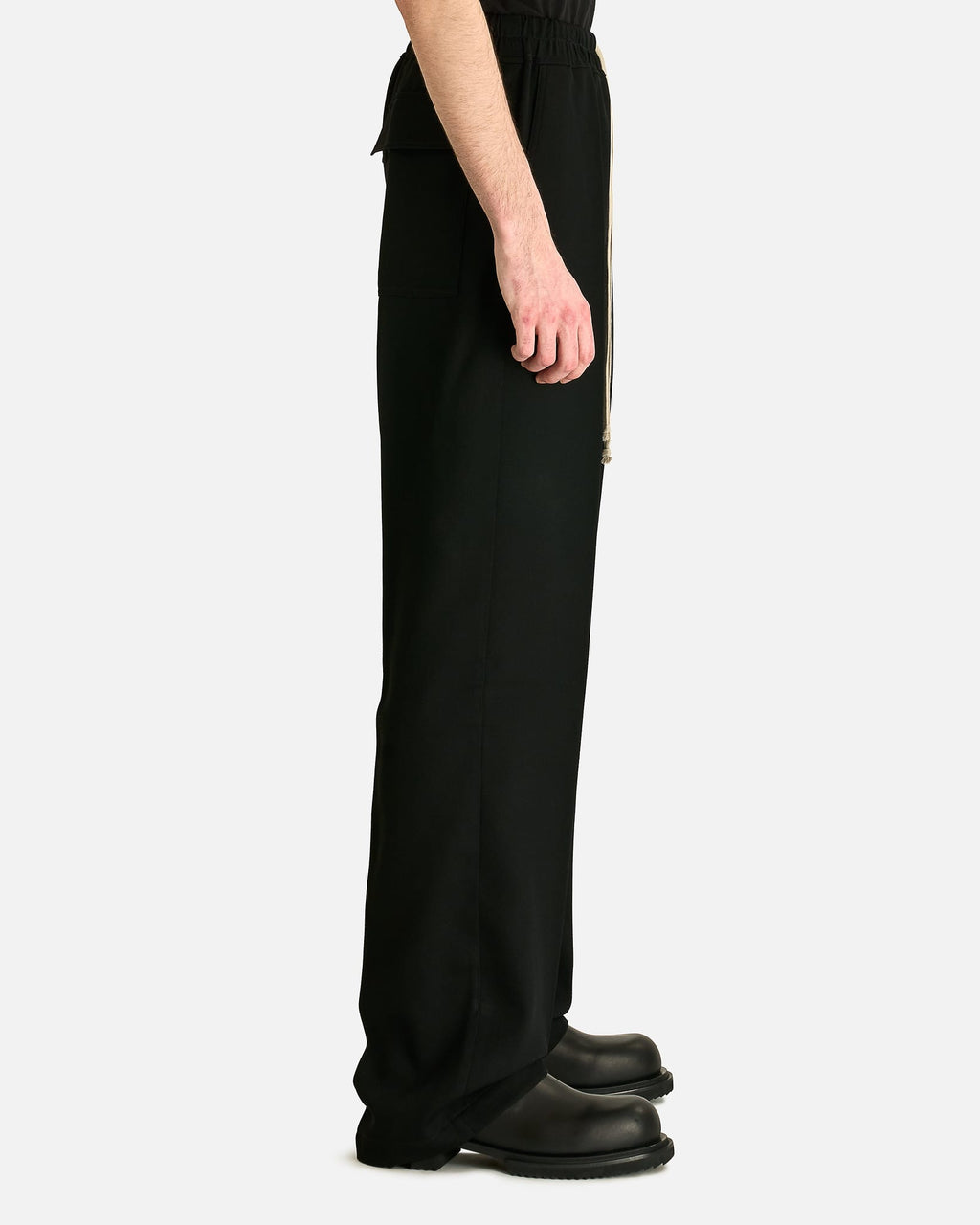 Dietrich Drawstring In Black Rick owens – Гарантія оригінальності – вид ззаду