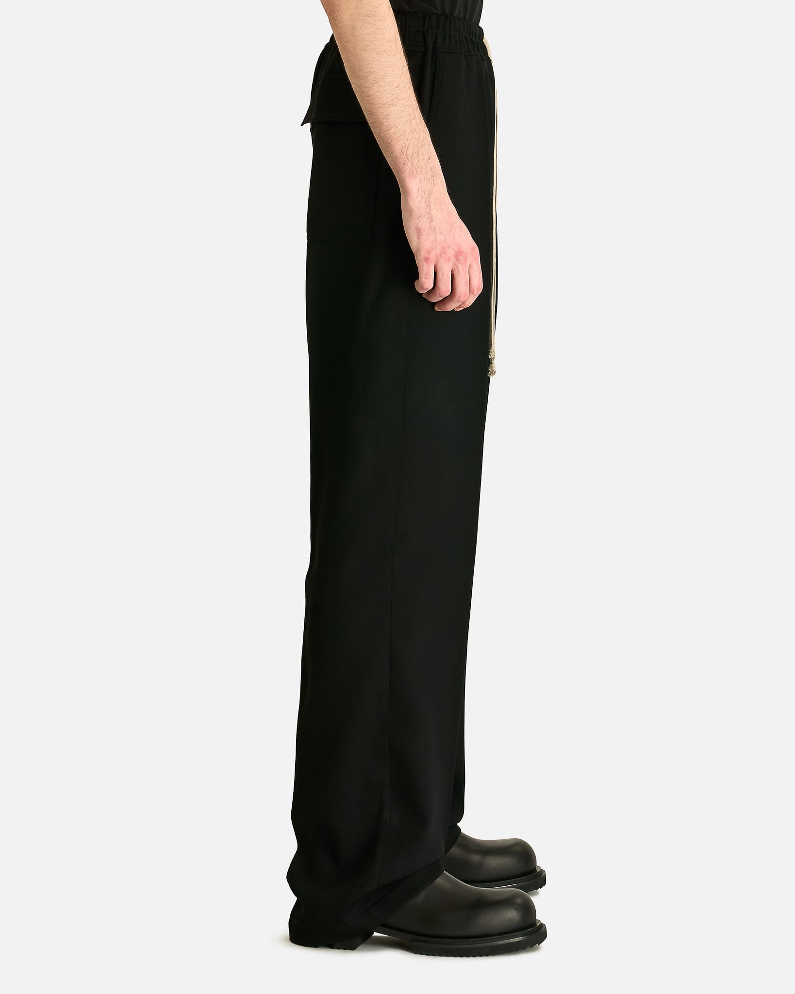 Dietrich Drawstring In Black Rick owens – Гарантія оригінальності – вид ззаду