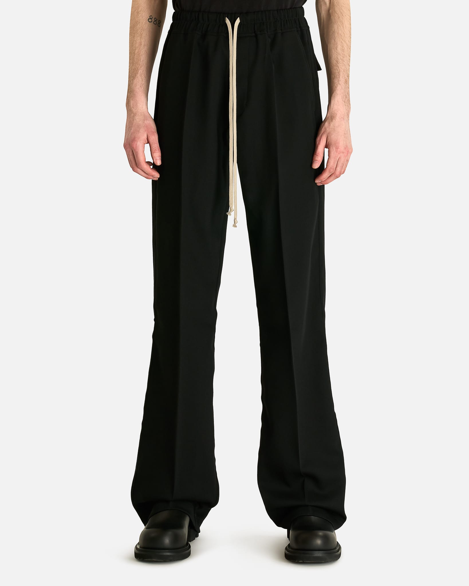 Dietrich Drawstring In Black Rick owens – Гарантія оригінальності – боковий вид