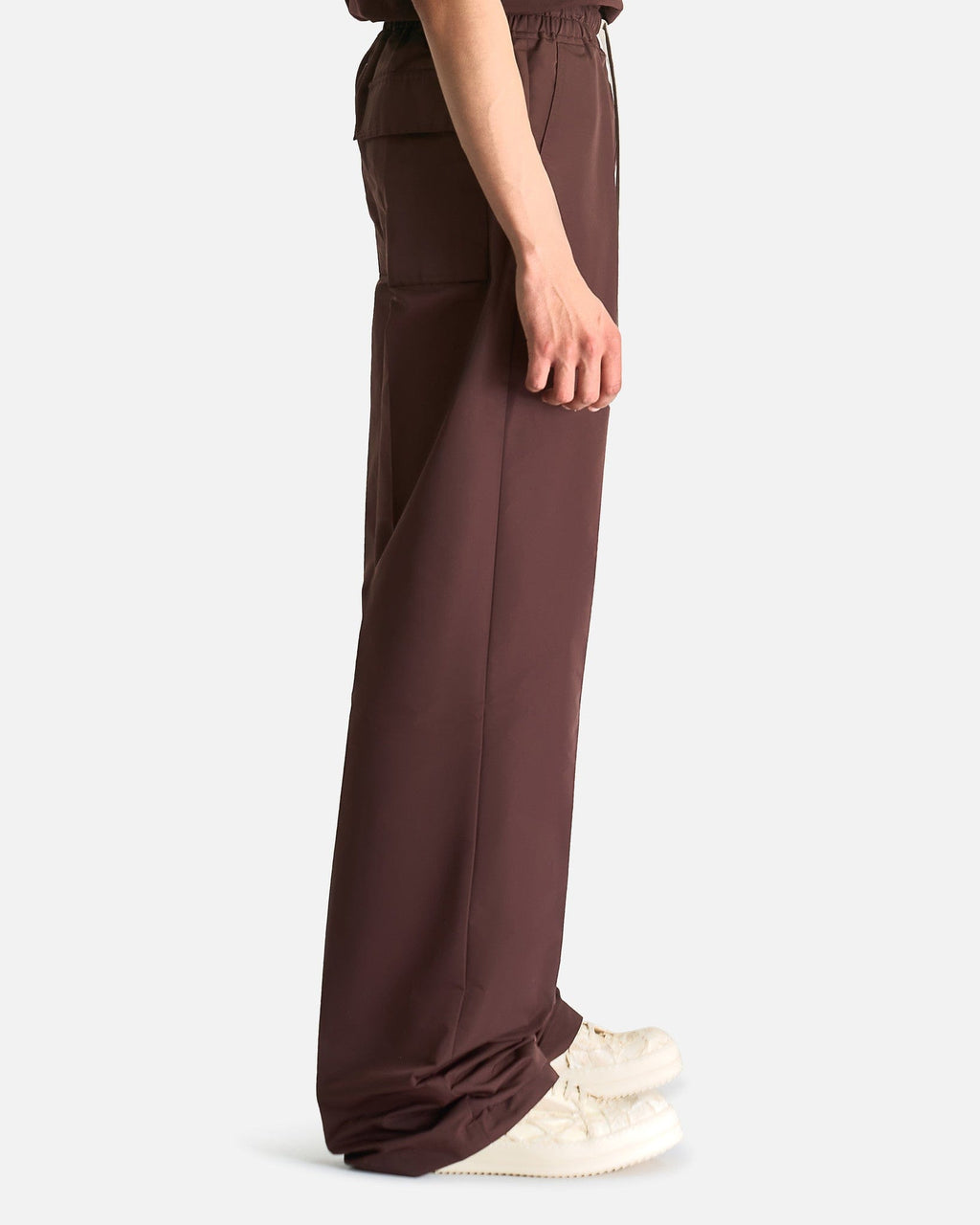 Dietrich Drawstring In Mahogany Rick owens – Гарантія оригінальності – вид ззаду