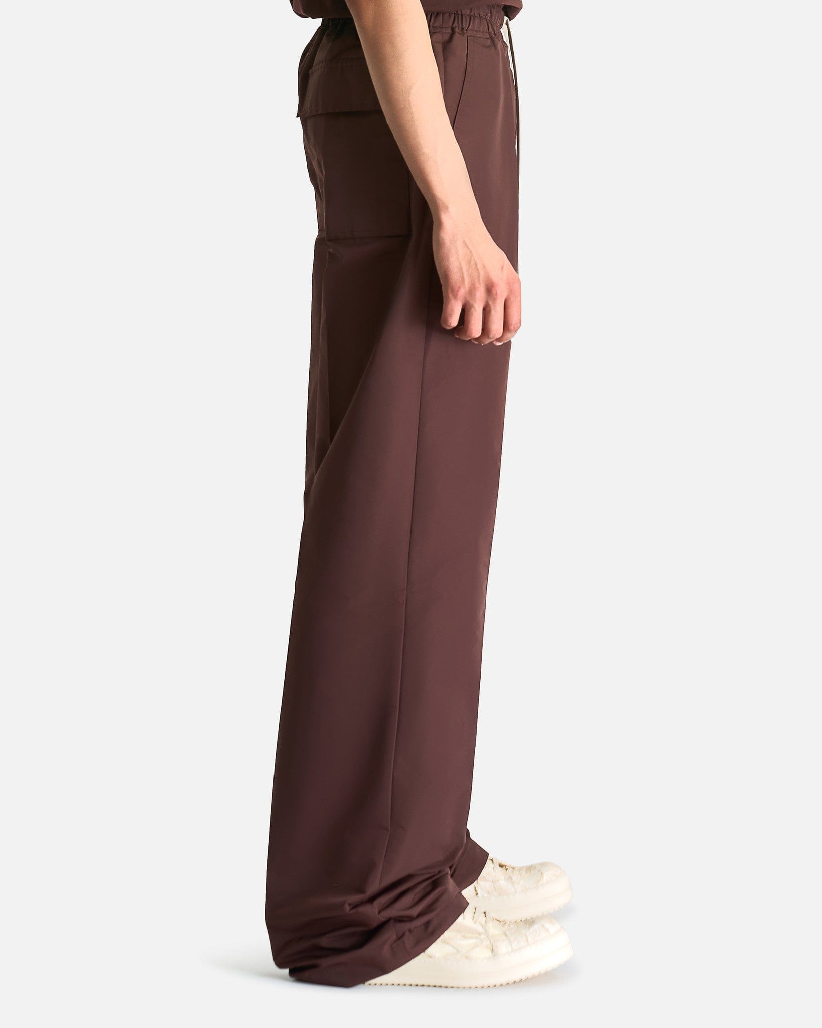 Dietrich Drawstring In Mahogany Rick owens – Гарантія оригінальності – вид ззаду