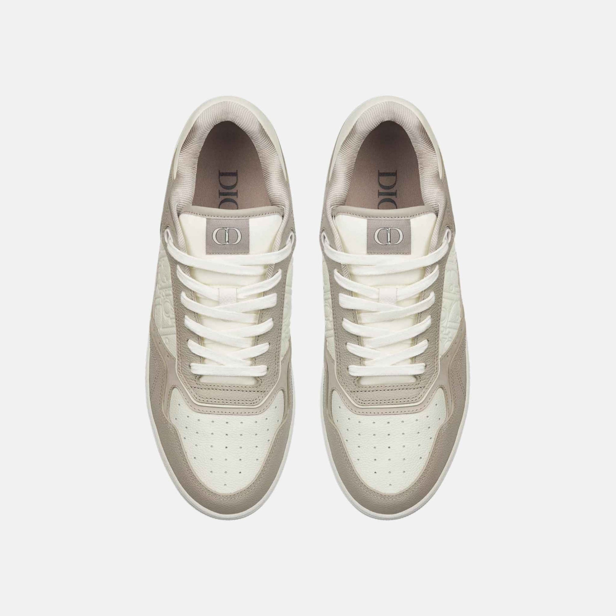 Оригінальна B27 Uptown Low Top Sneaker In Grained Calfskin With Gravity Leather Dior – вид ззаду