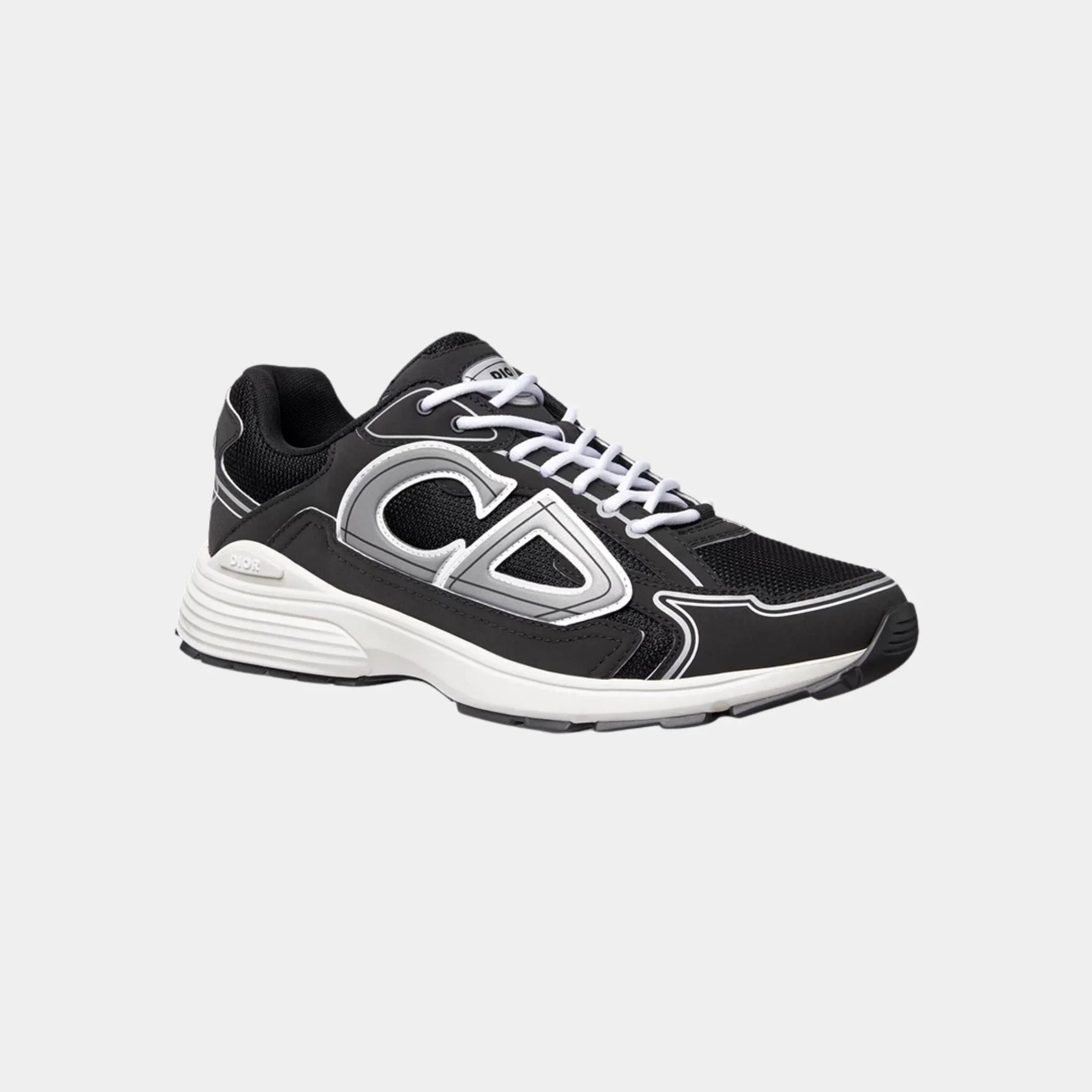 Оригінальна B30 Countdown Sneaker Black Mesh And Technical Fabric Dior – вид ззаду